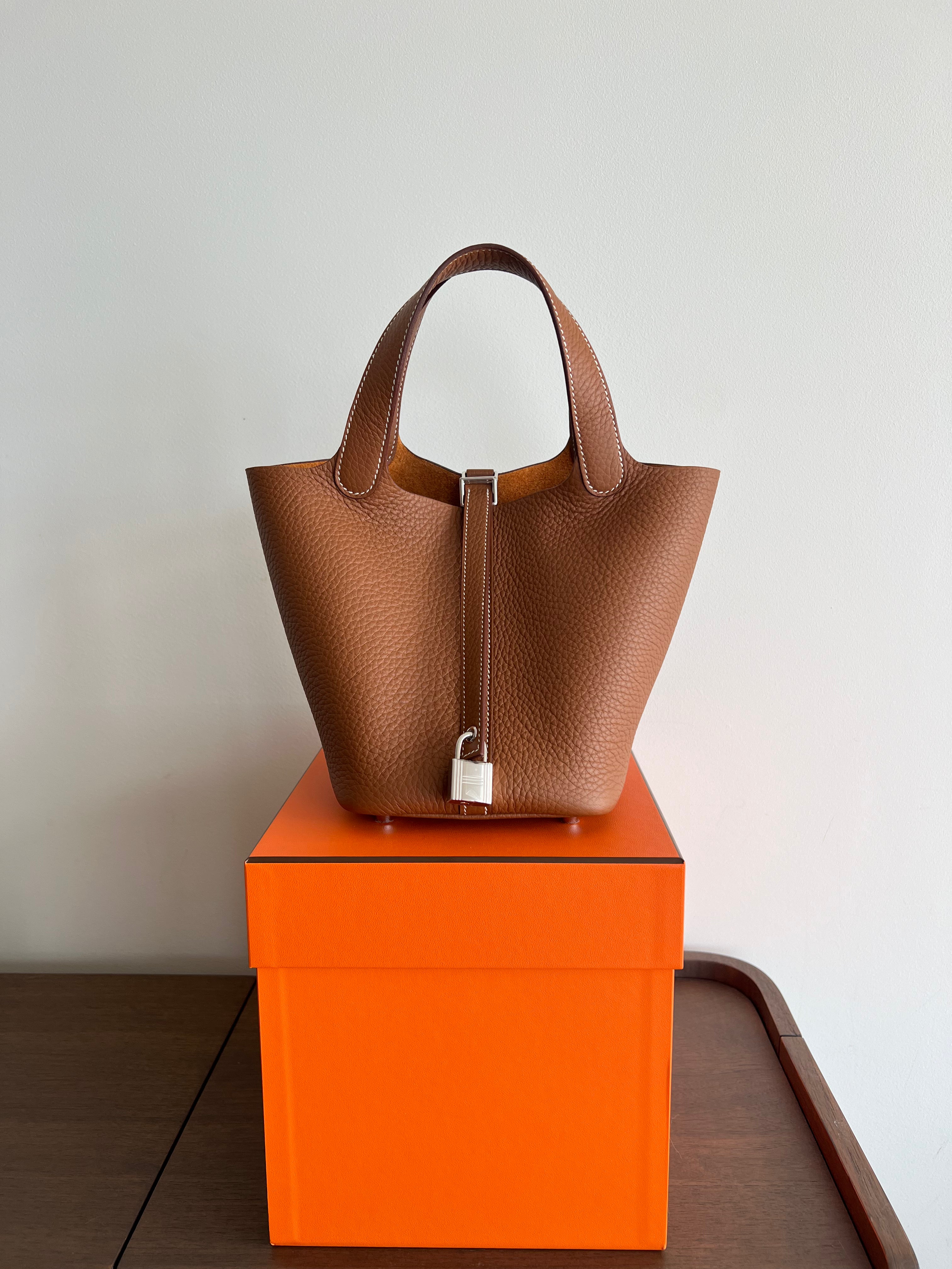 Hermès Picotin 18cm Gold Clemence PHW、mySite、garminoutage.com