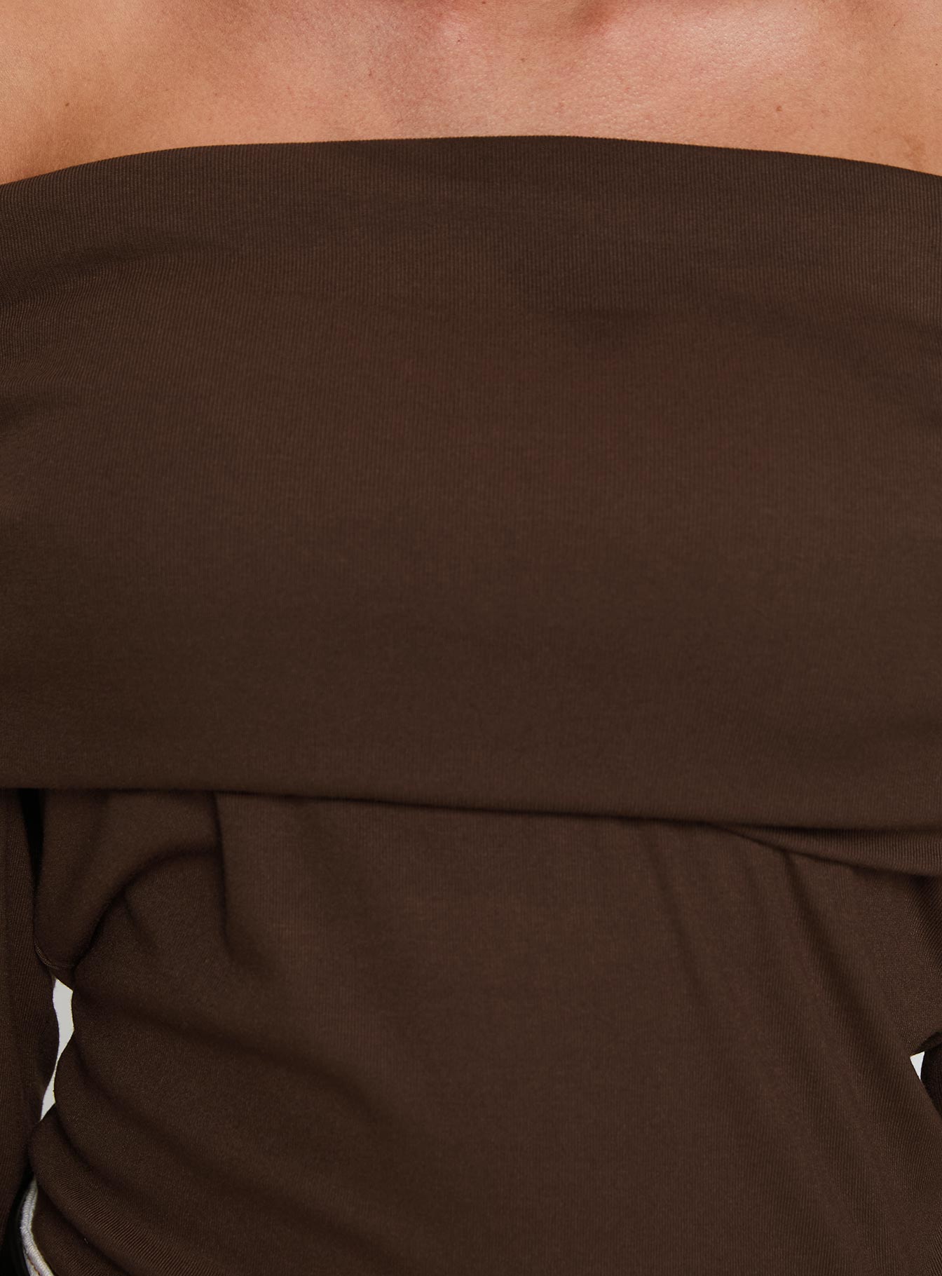 Spoilt Off The Shoulder Bodysuit Brown、mySite、solidvoid