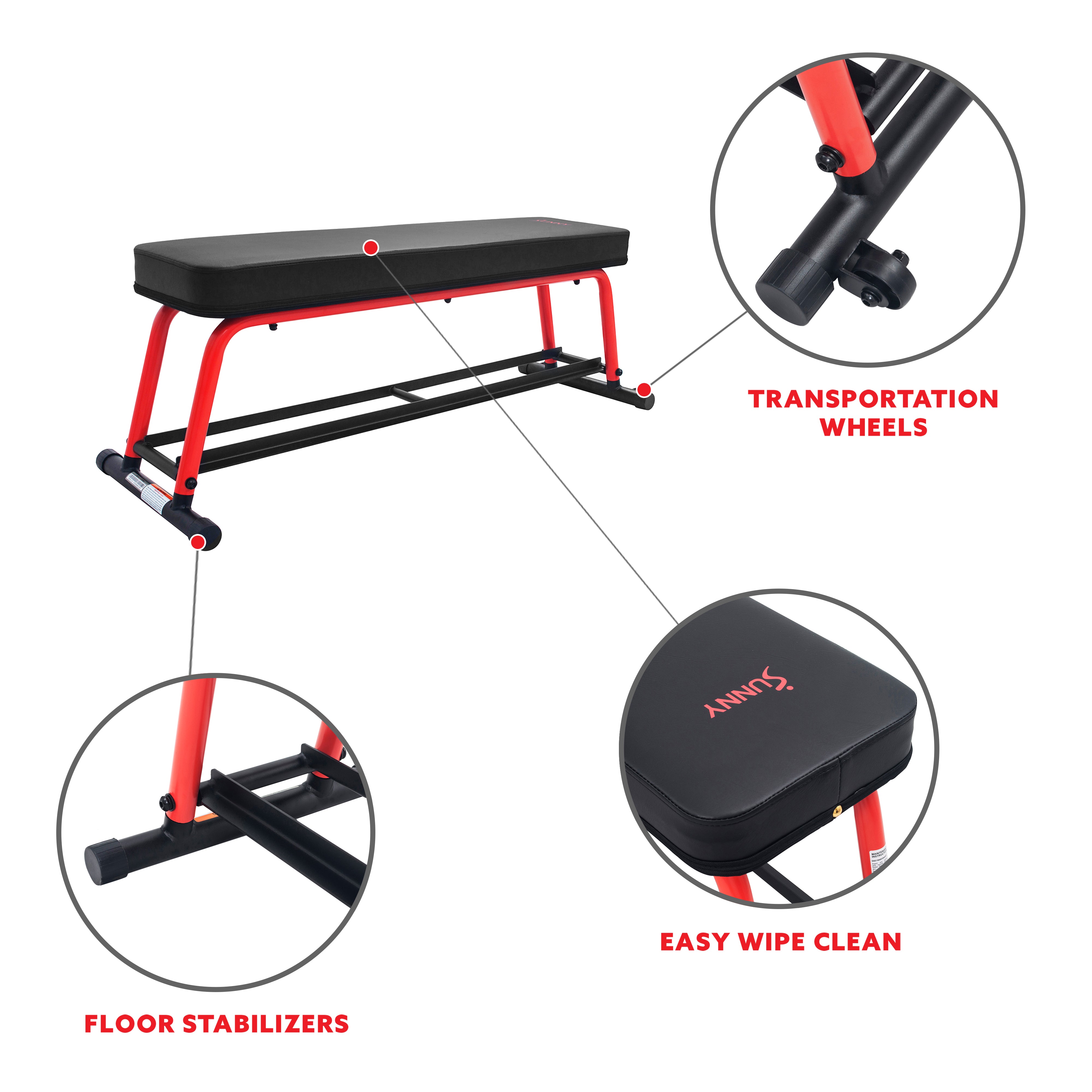  Power Zone Premium Strength Flat Bench With Dumbbell Rack、mySite、ghnorth