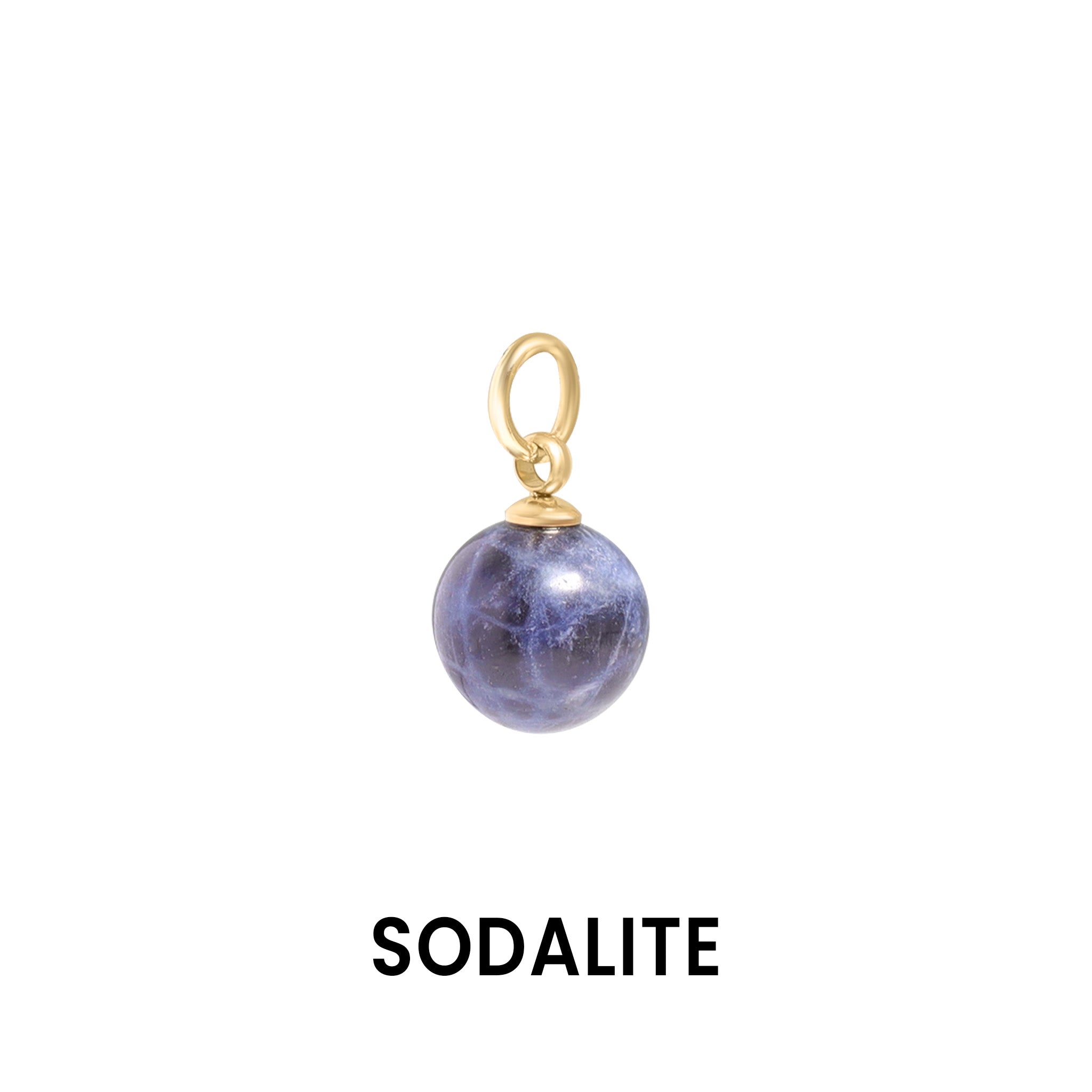18K Gold PVD Stainless Steel Semi Precious Natural Stone Charms / SBB0306、mySite、dreamappss