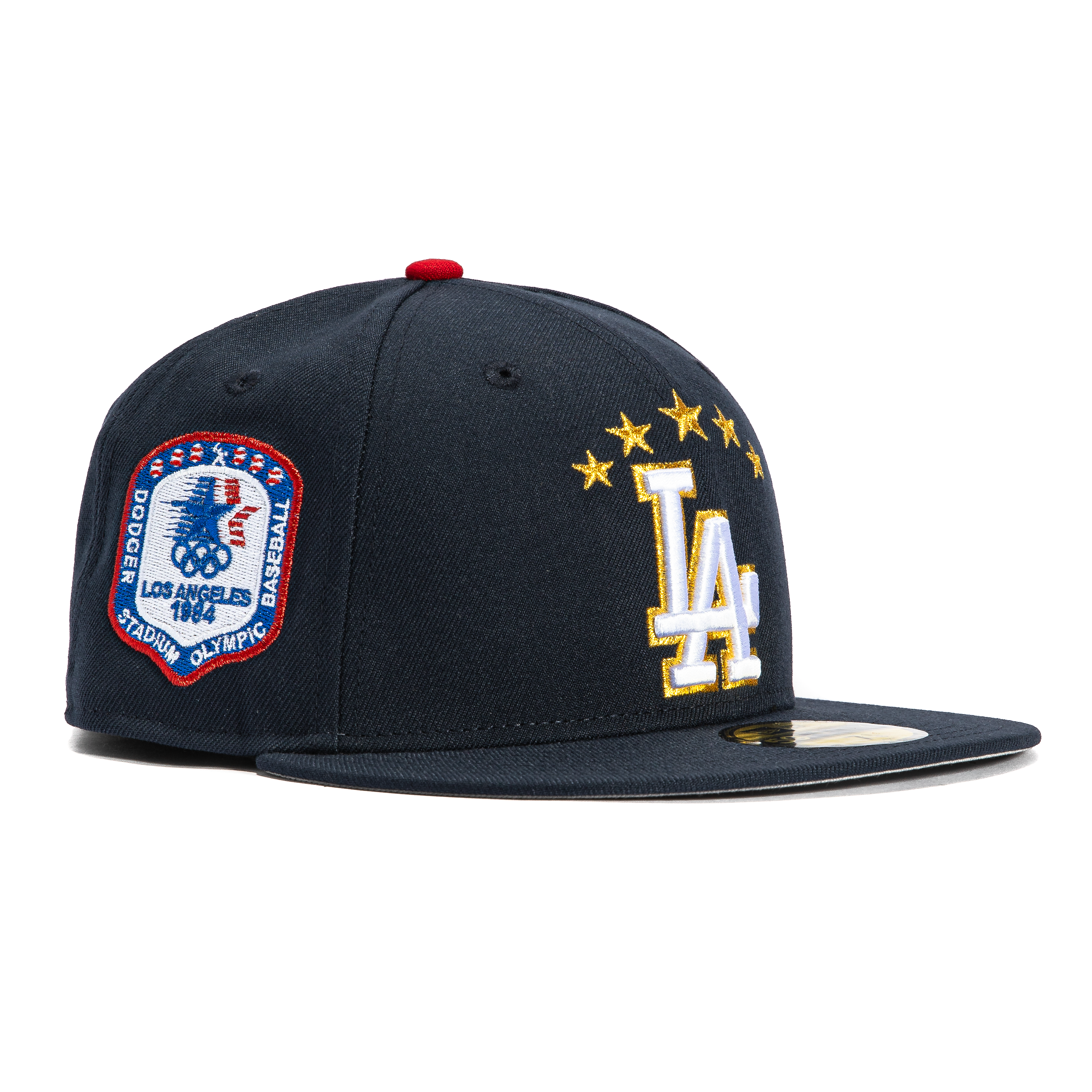 New Era 59Fifty Los Angeles Dodgers 1984 Olympic Stadium Patch Stars Hat - Navy、mySite、vikingsvslions