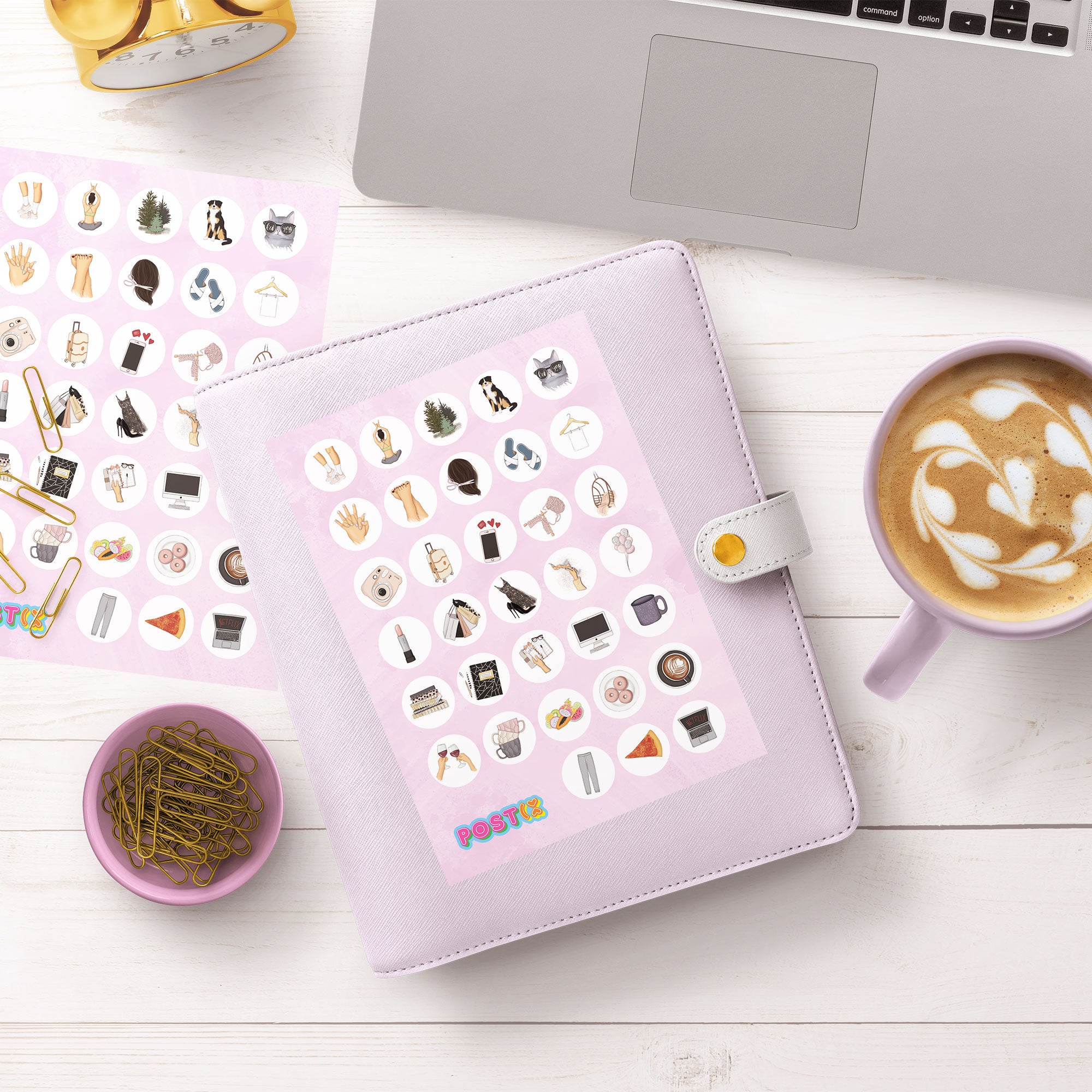  Busy Lady Sticker Sheet、mySite、ghnorth