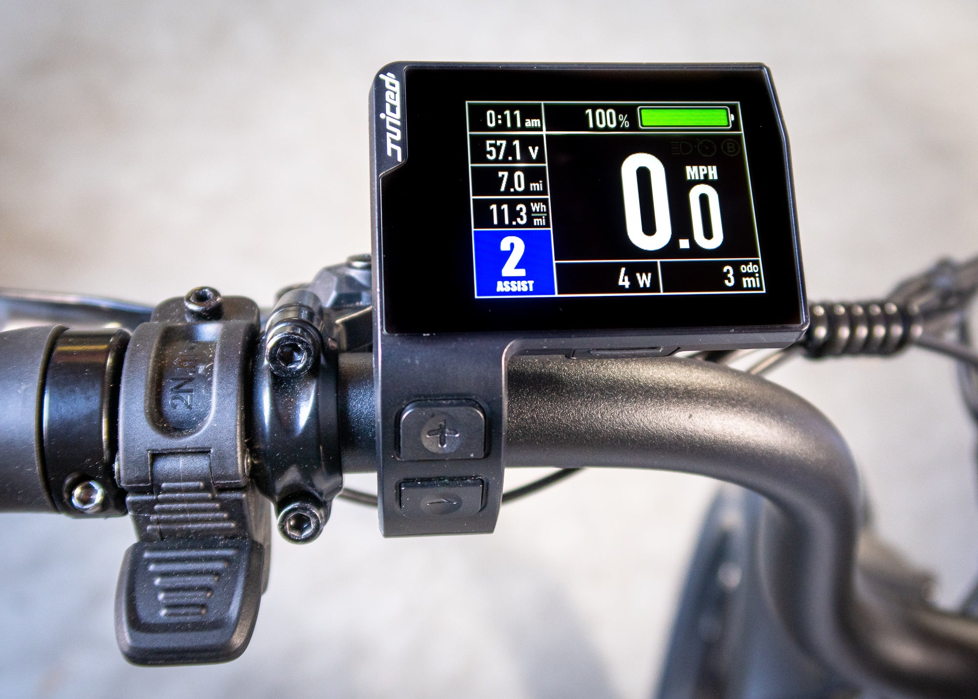 Juiced Bikes Smart Color LCD Display Screen、mySite、bengalsvssteelers