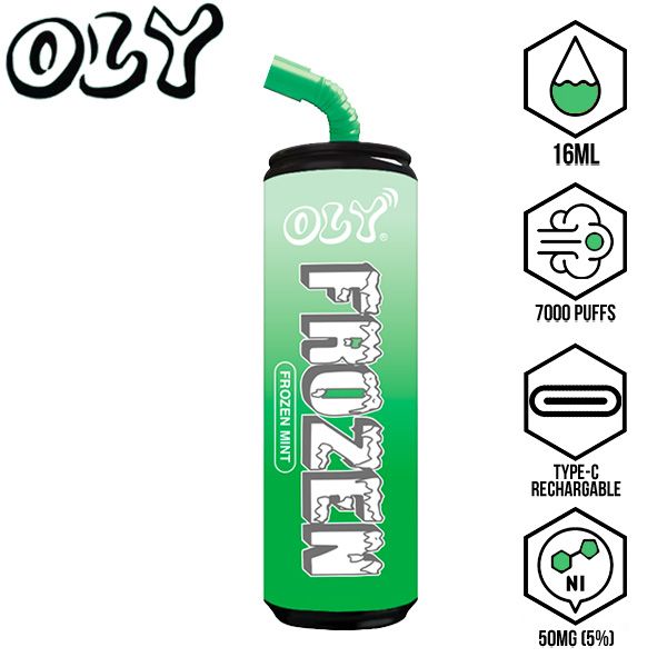 Oly Frozen 7000 Puffs Disposable Vape 10 Pack 16mL、mySite、zt4zffjzw