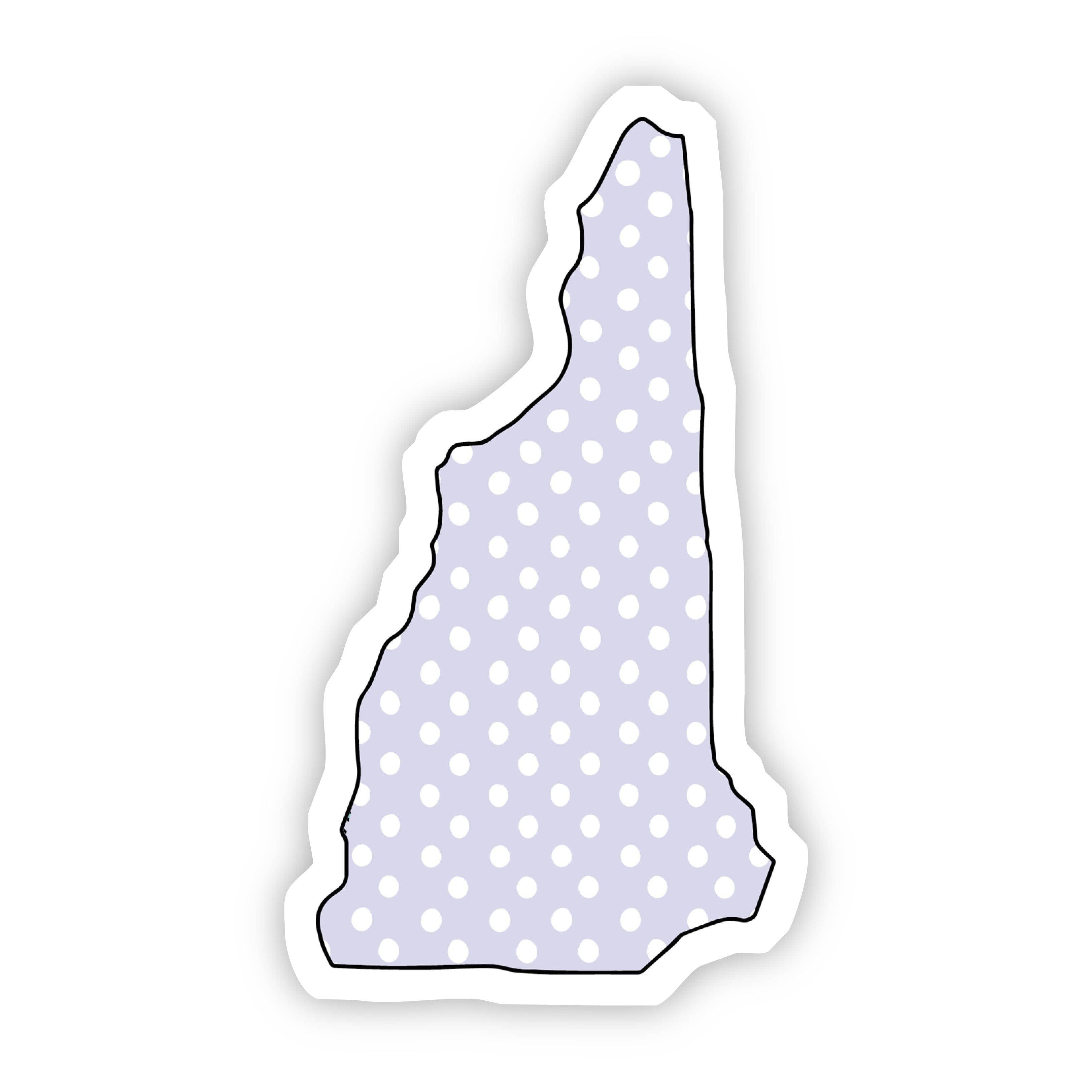  New Hampshire Polka Dot Sticker、mySite、elrpsem3k