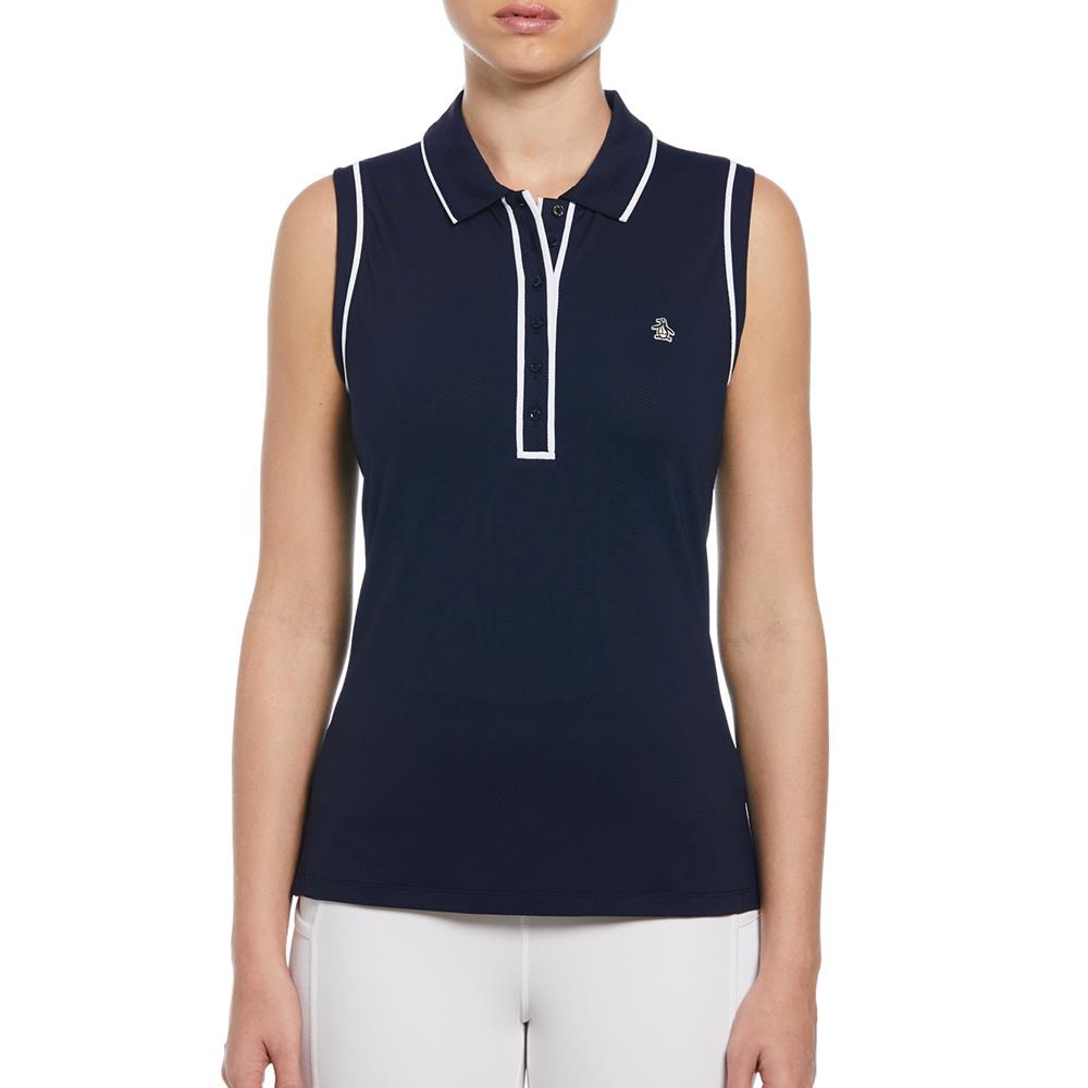 Penguin Women's Veronica Sleeveless Polo - Black Iris