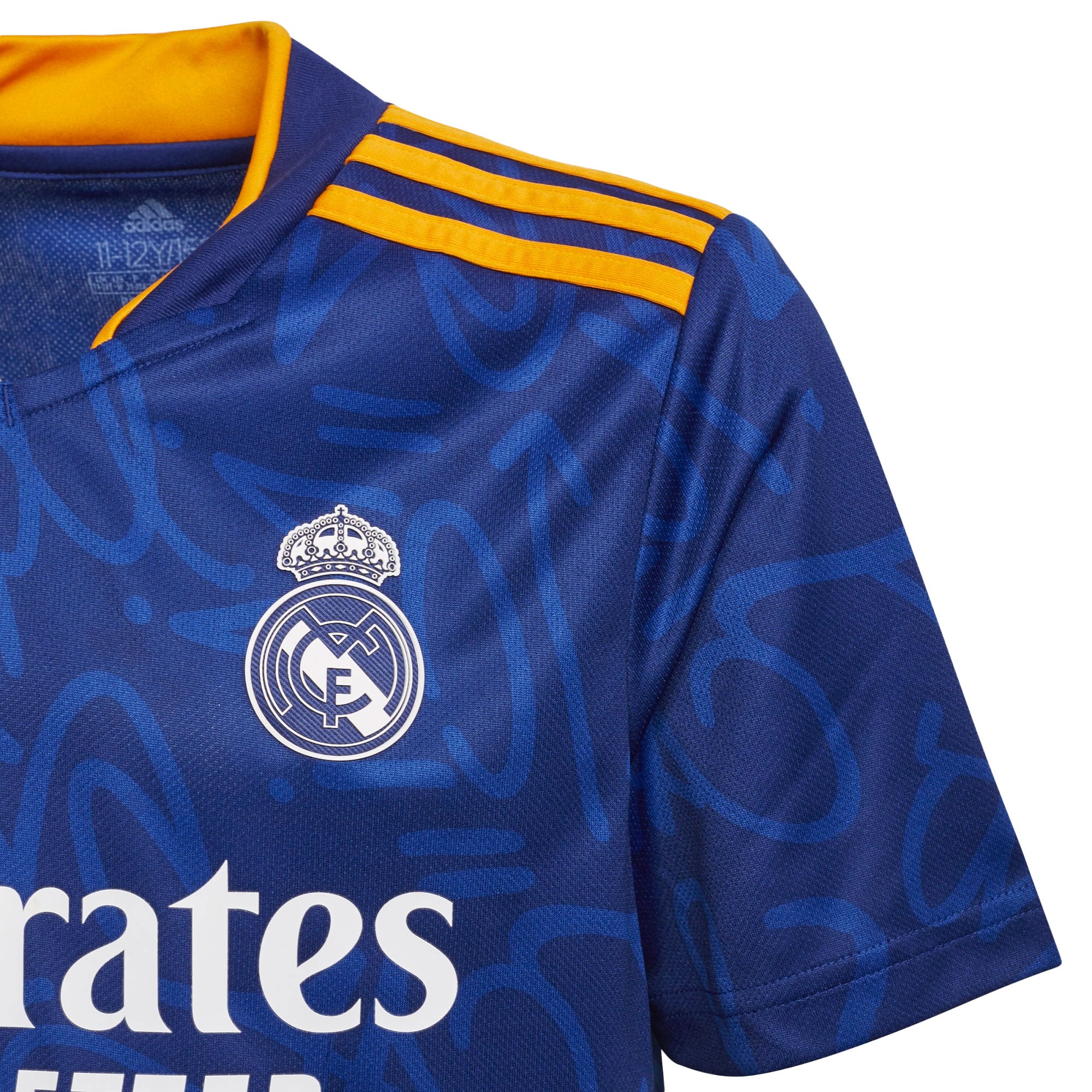 adidas Kids Real Madrid 2021/22 Away Jersey Blue/Orange、mySite、bottomscart