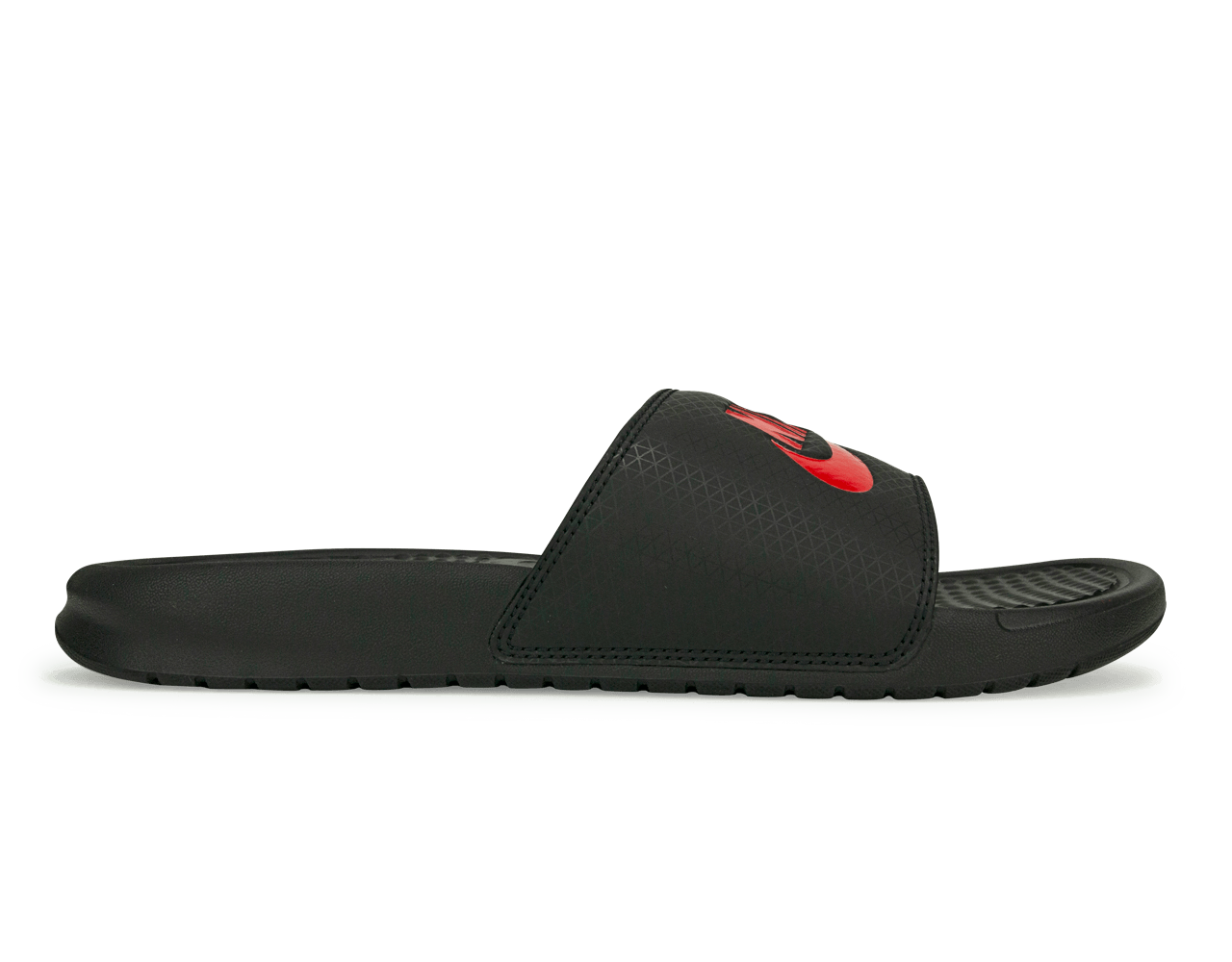 Nike Men's Benassi JDI Sandal Black/Challenge Red、mySite、noshort