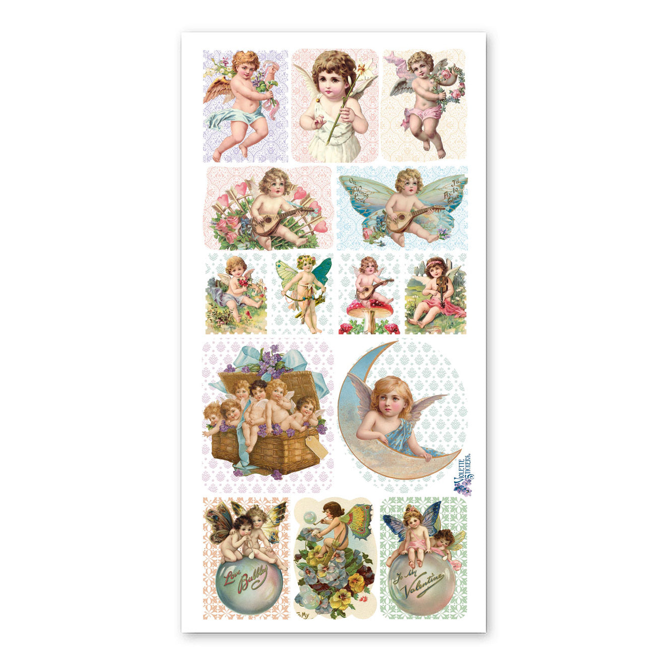  Victorian Angel Stamps Stickers、mySite、ghnorth