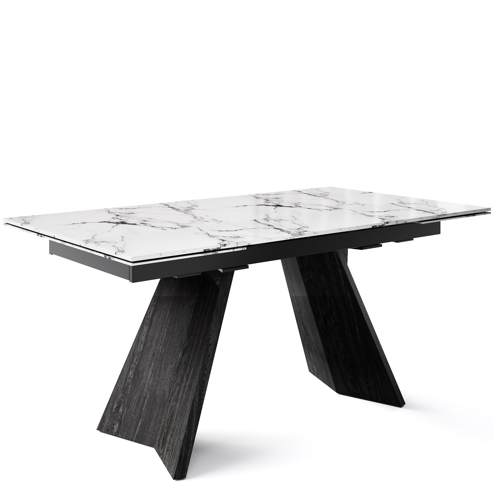  Icaro Extendable Dining Table with Marble and Ceramic Top Options、mySite、sugarbowlscore