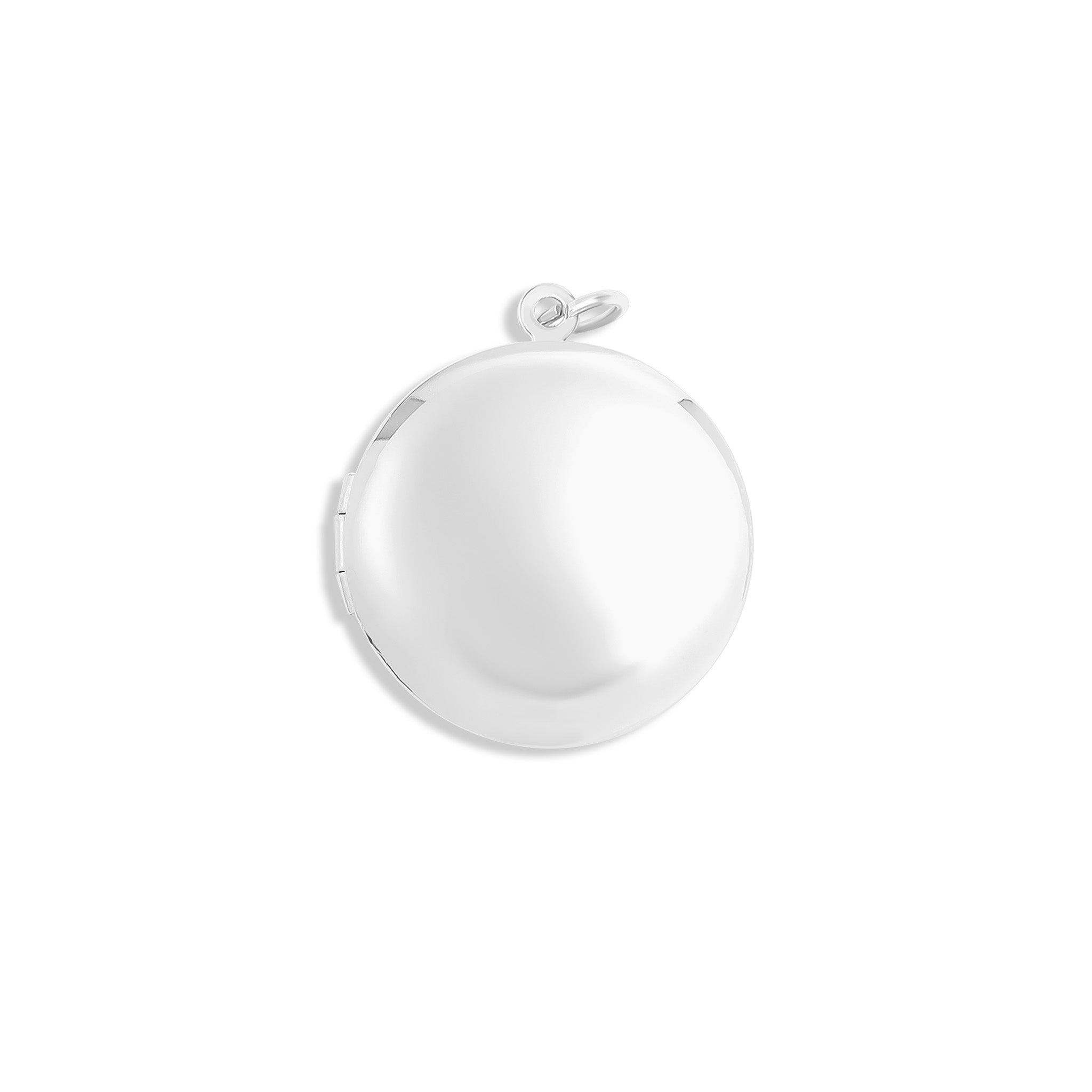 18K Gold PVD Stainless Steel Round Locket / PDL0241、mySite、dreamappss