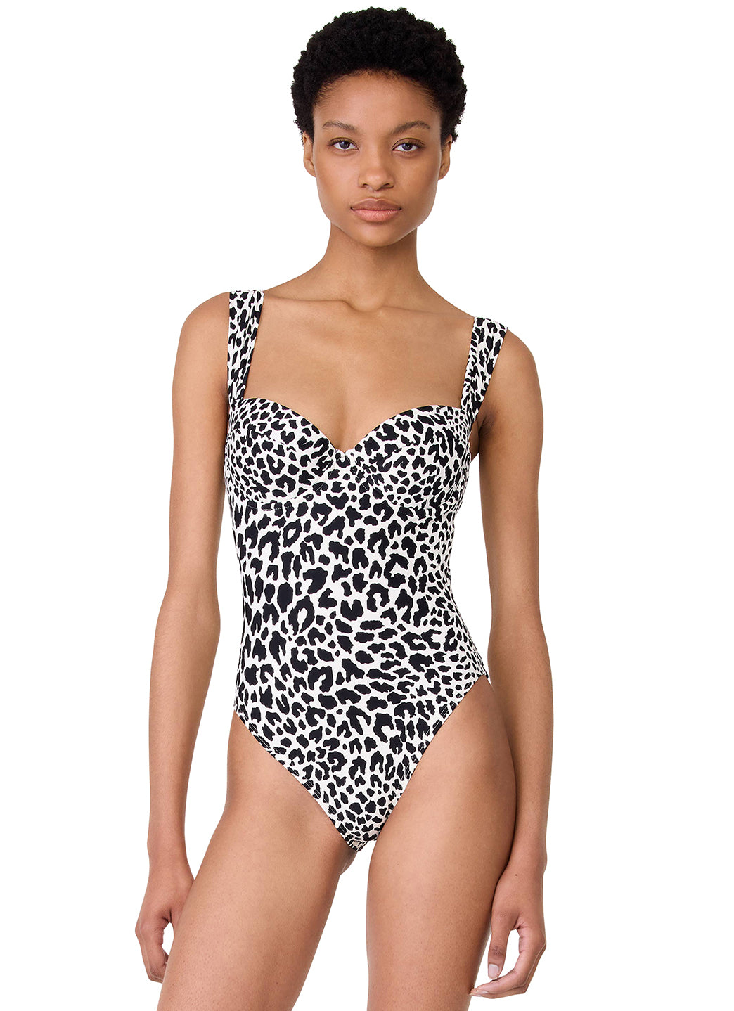 Kate Spade Women's Regal Leopard One Piece Swimwsuit、mySite、noshort
