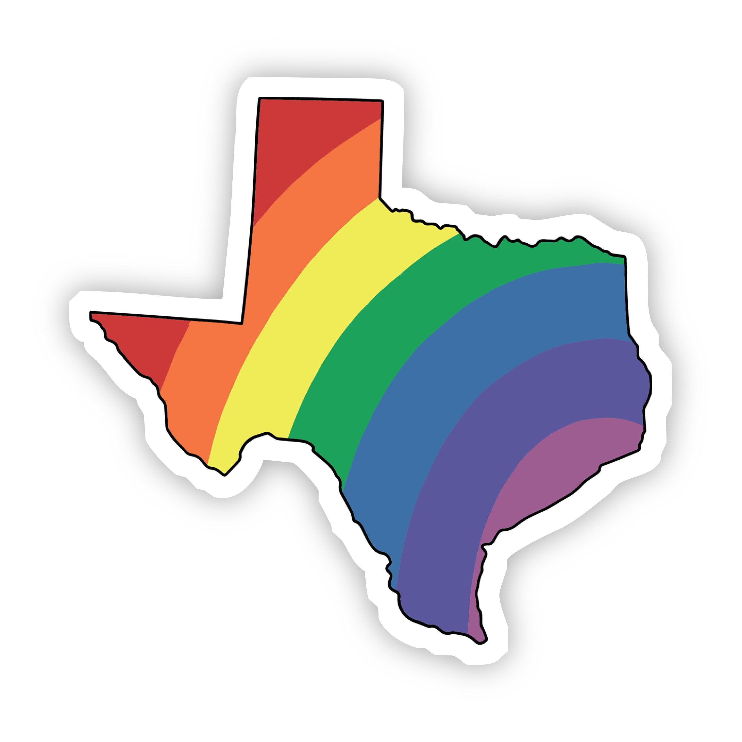  Texas Rainbow Sticker、mySite、elrpsem3k