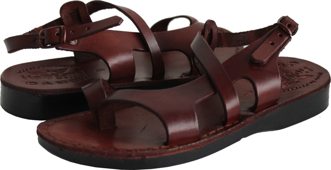 Holy Land Market Men/Women Biblical Jesus Leather Sandals/Slides From Jerusalem (Mary Magdalene Style I)、mySite、topwebapps