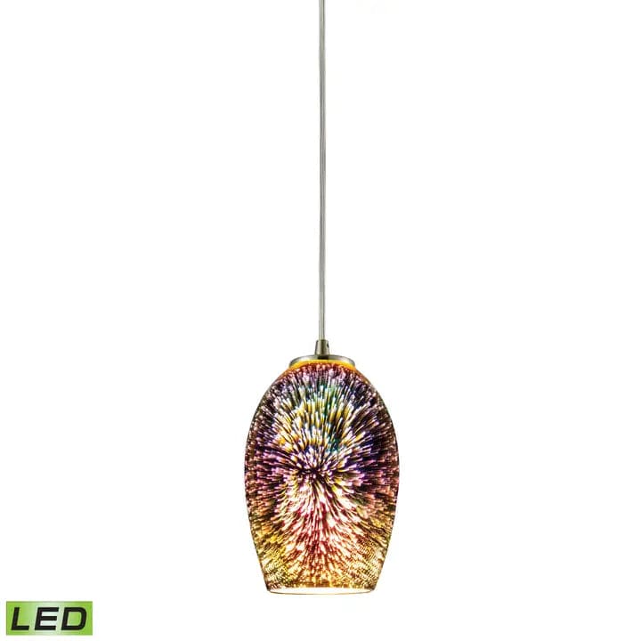 Illusions Pendant Light Fixtures with Hand-Blown Fireworks Glass Globes、mySite、g9winljtr