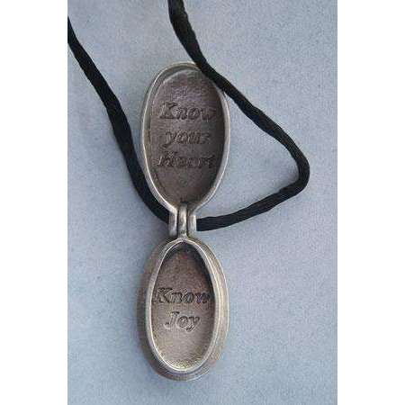 Emily Rosenfeld Pewter Joy Locket Pendant、mySite、topwebapps