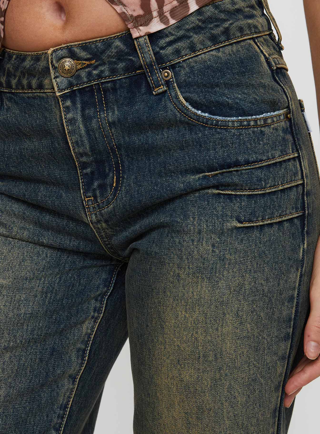 Inverness Pinched Detail Wide Leg Jean Tea、mySite、solidvoid