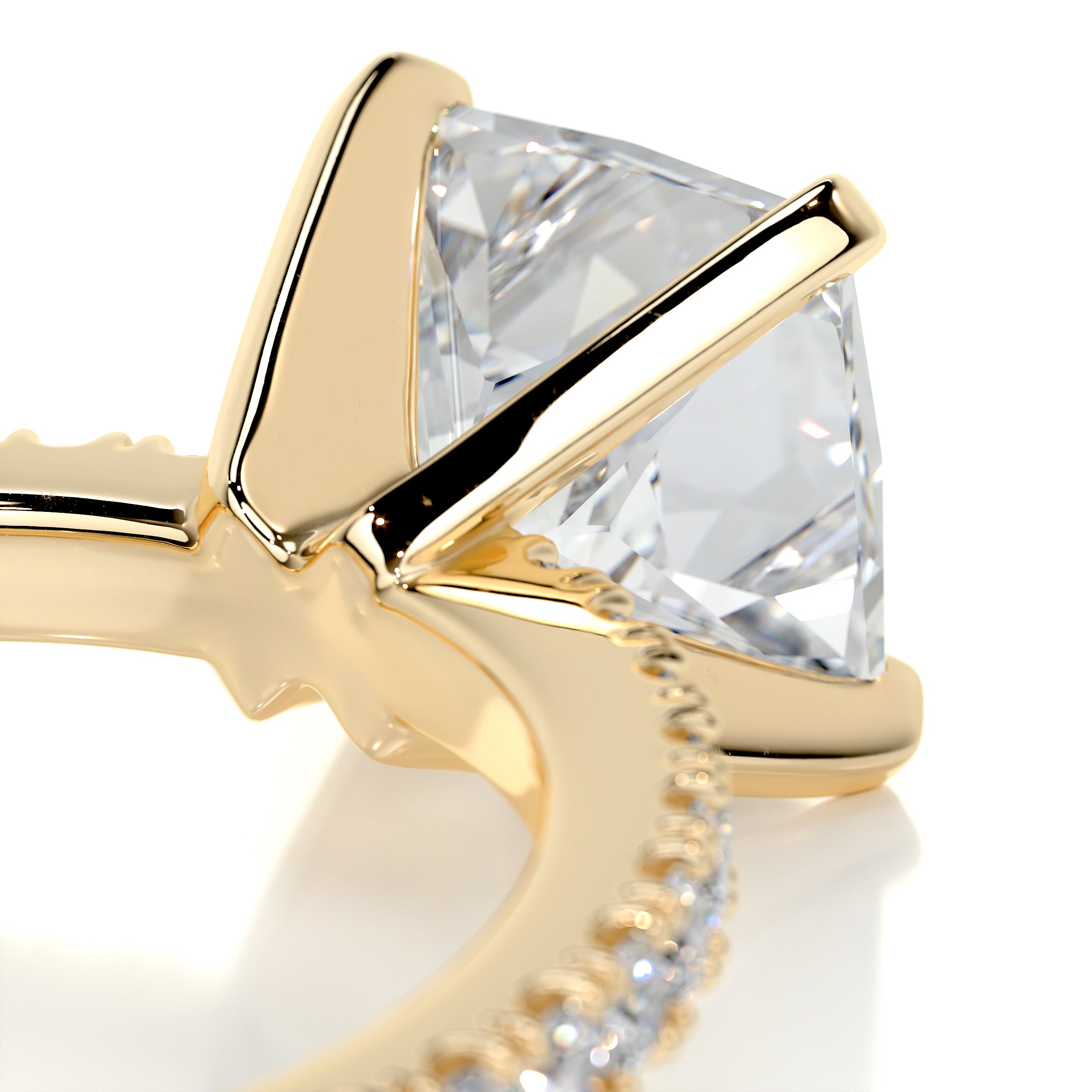 Stephanie Diamond Engagement Ring -18K Yellow Gold、mySite、hinf8tx79