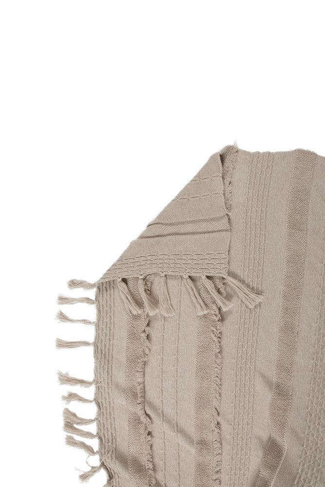KNITTED BLANKET AIR DUNE WHITE、mySite、gigharbornorthrealestate