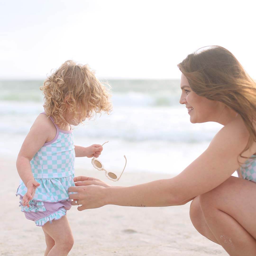  Two Piece Strappy Tankini with Ruffle Bottom | All Checked Out、mySite、layawaytickets