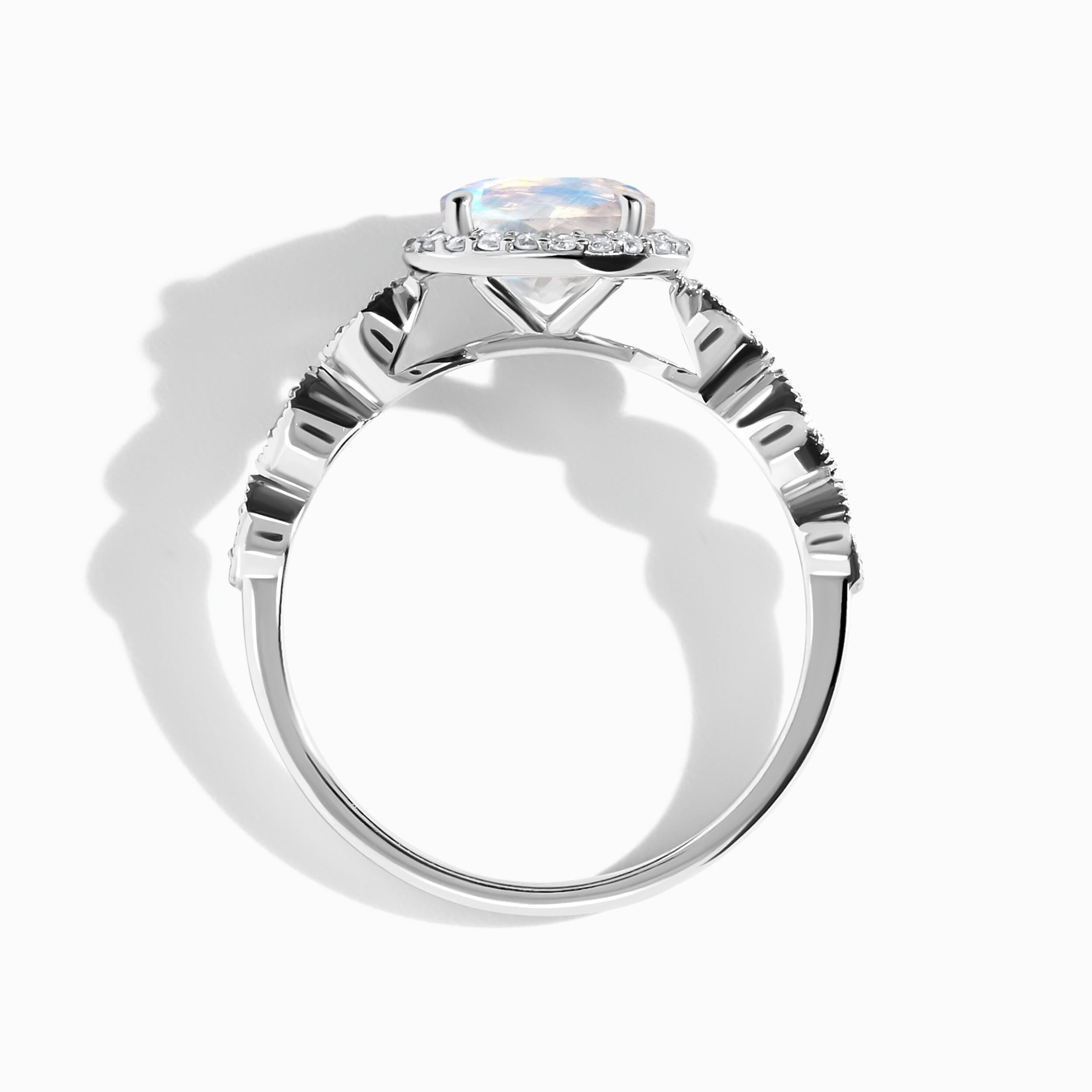 Moonstone Lab Diamond Ring - Soulmate、mySite、hinf8tx79