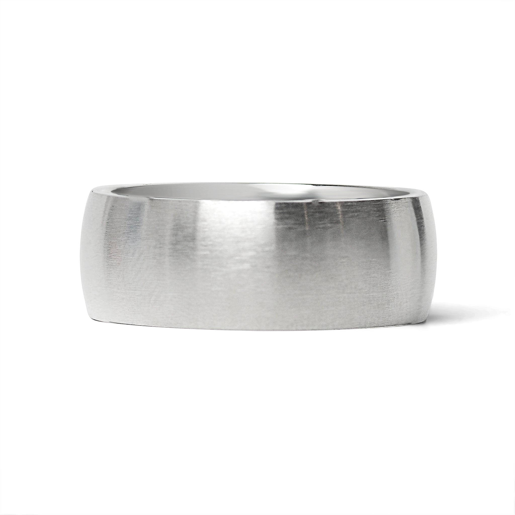 Stainless Steel Brushed Rounded Blank Ring / CFR2116、mySite、dreamappss