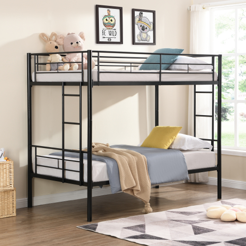 METAL BUNK BED SILVER、、casual