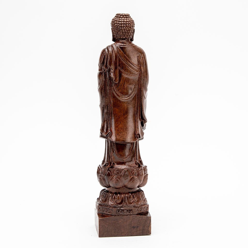 Wooden Standing Buddha Statue - 10、mySite、topwebapps