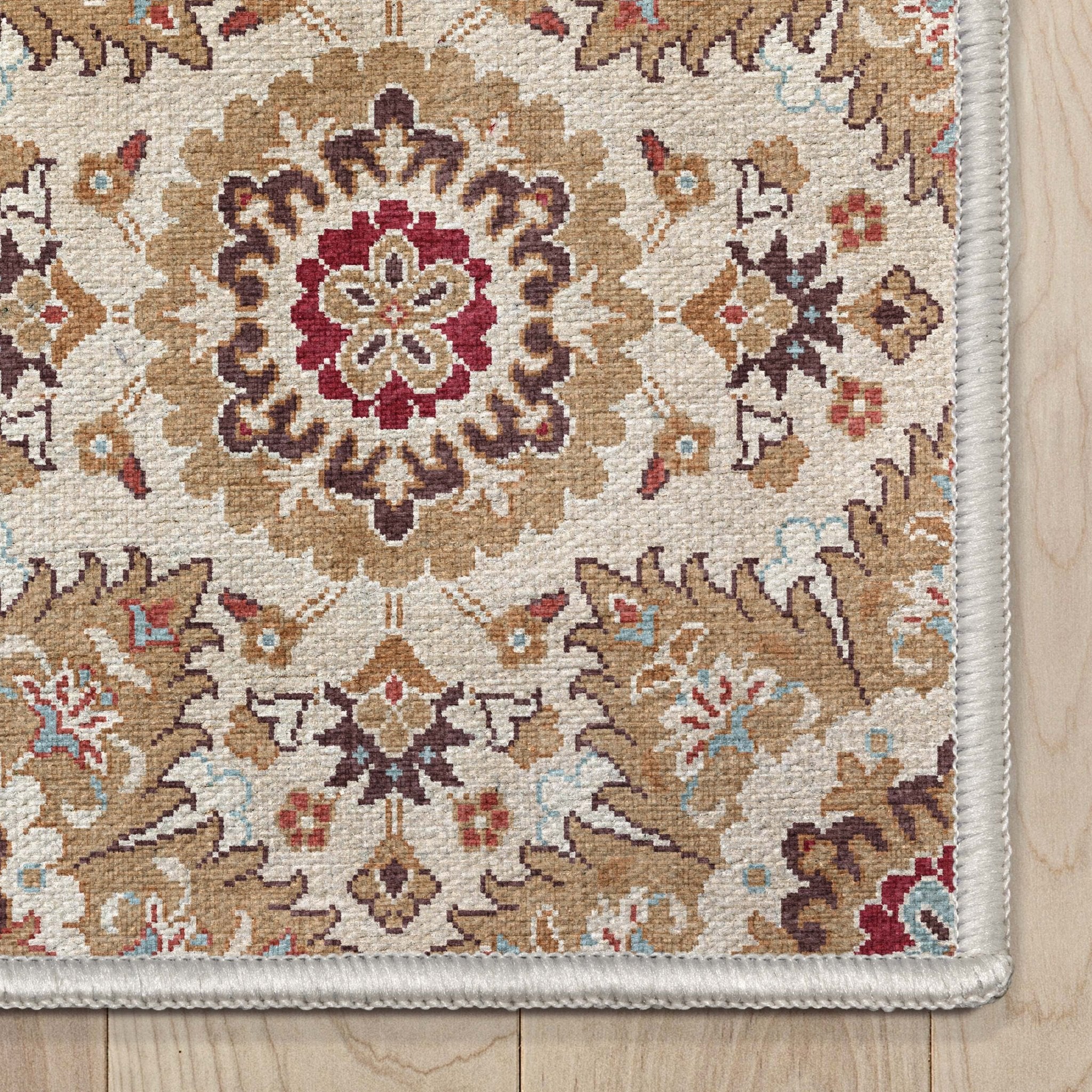 Victoria Transitional Mosaic Pattern Flat-Weave Rug、mySite、gigharbornorthrealestate