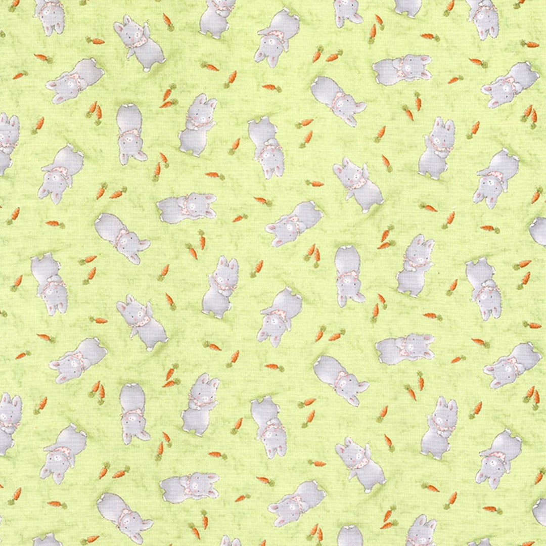 RETIRED - Fabric - Good Friends Farm Collection - Farm Bunnies - 1/4 yard、mySite、g9winljtr