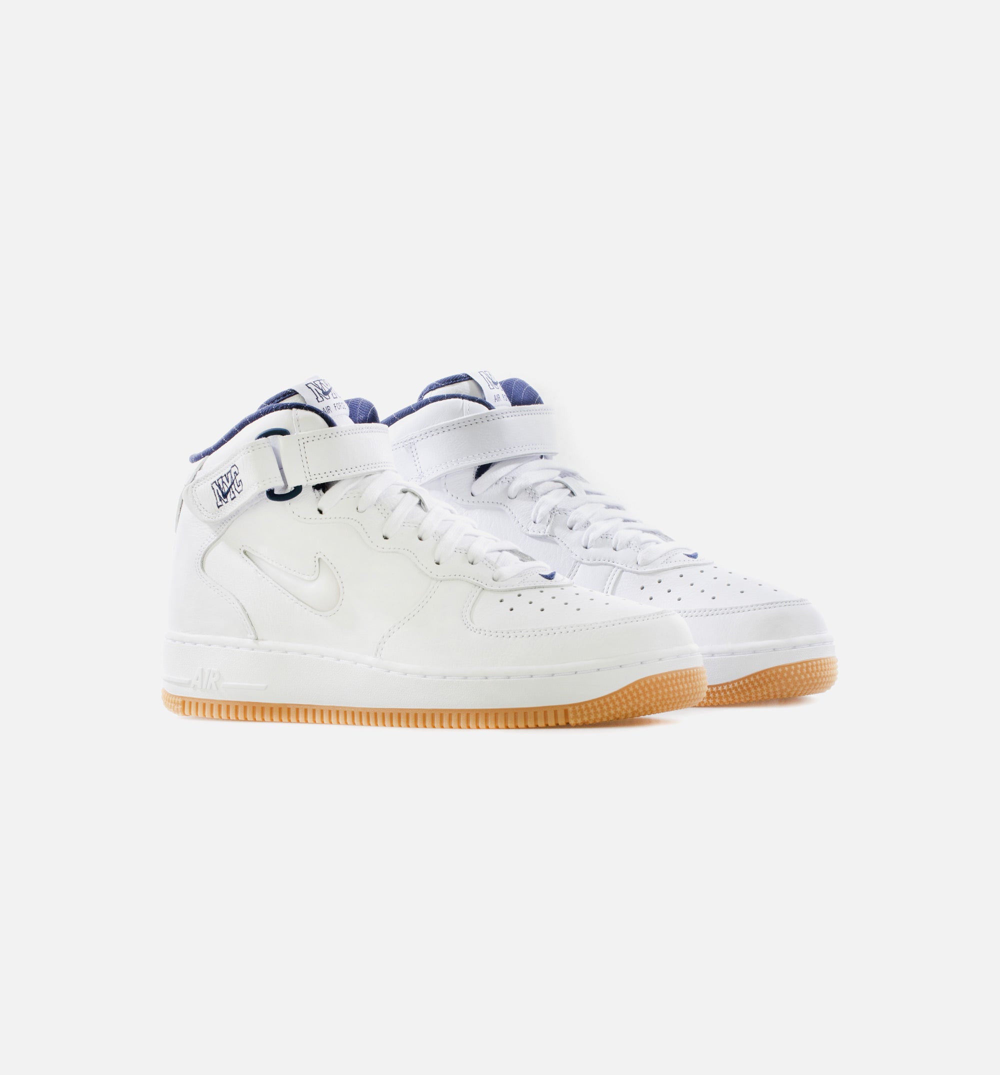 Air Force 1 Mid Jewel NYC Midnight Navy Mens Lifestyle Shoe - White/Midnight Blue、mySite、dreamappss