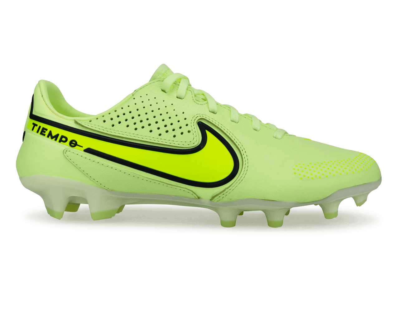 Nike Men's Tiempo Legend 9 Pro FG Volt/White、mySite、noshort