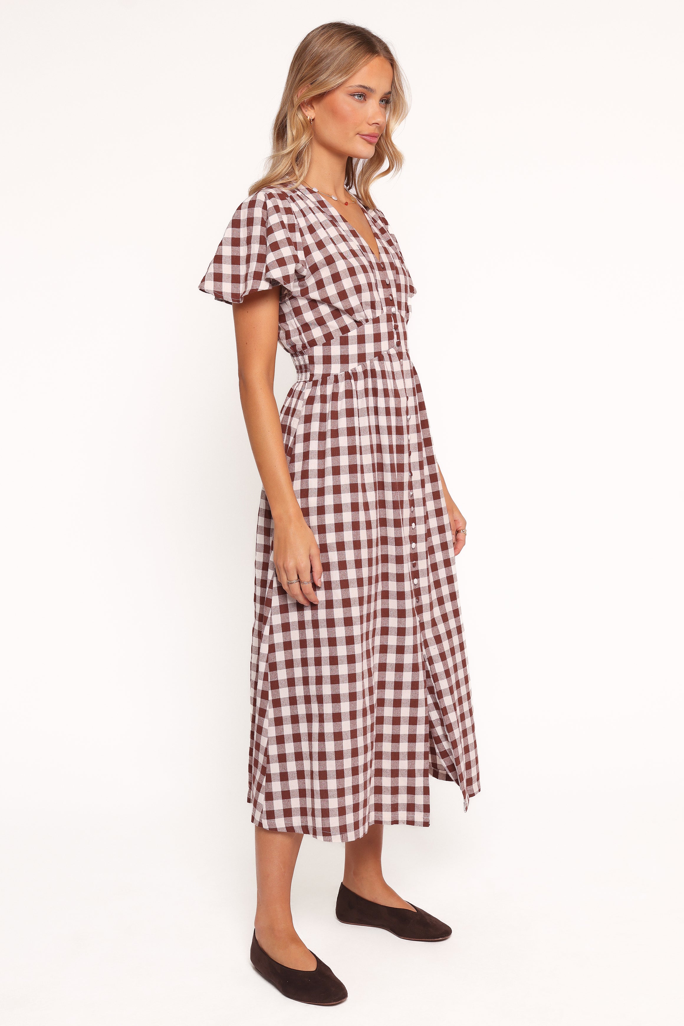  Robinson Maxi Dress - Brown Gingham、mySite、sugarbowlscore