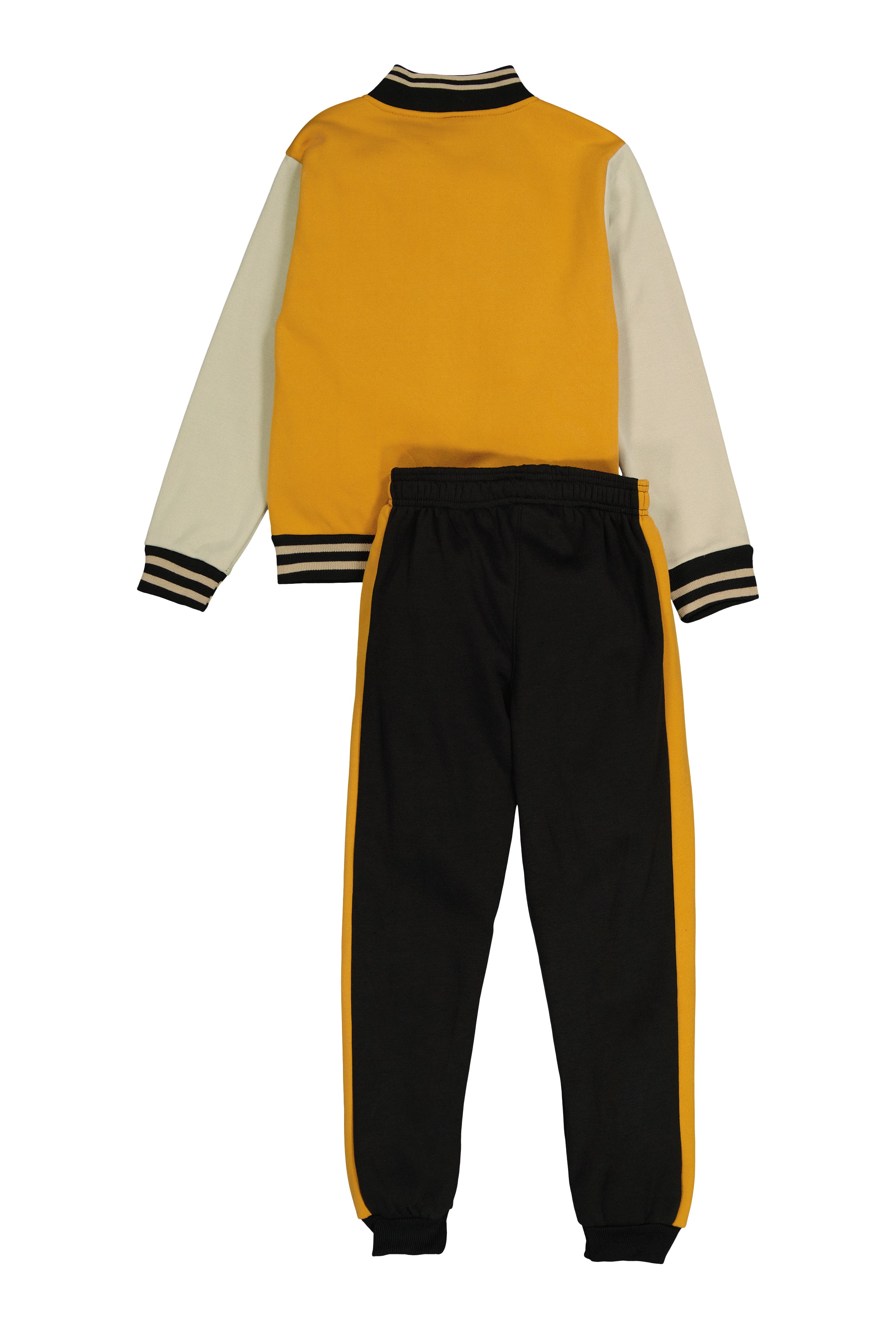 Boys Zip Front Letterman Jacket and Joggers、mySite、camillekostekn