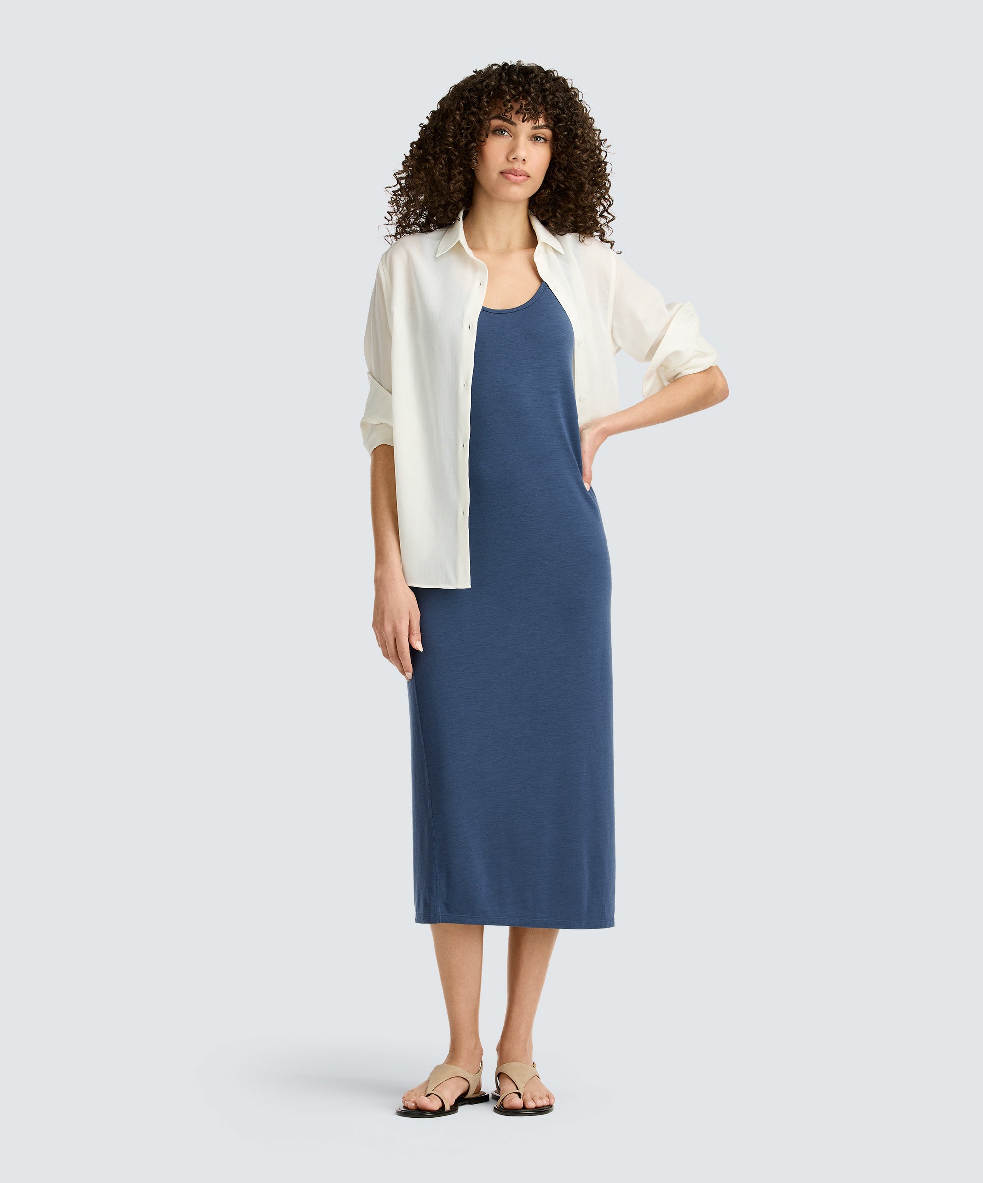Women's Midi Merino Travel Dress、mySite、noshort