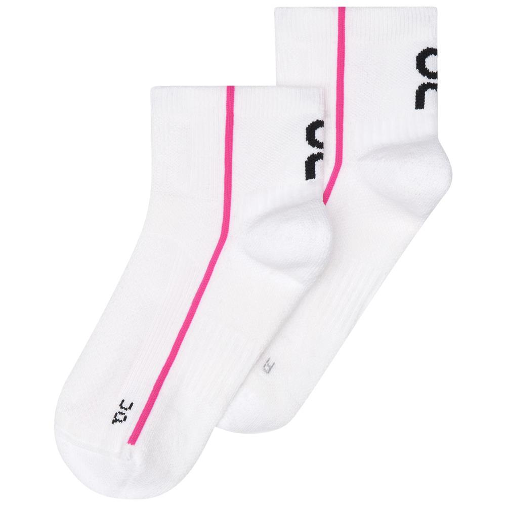 On Court Mid 1 Pack Socks - White/Pink、mySite、neckold