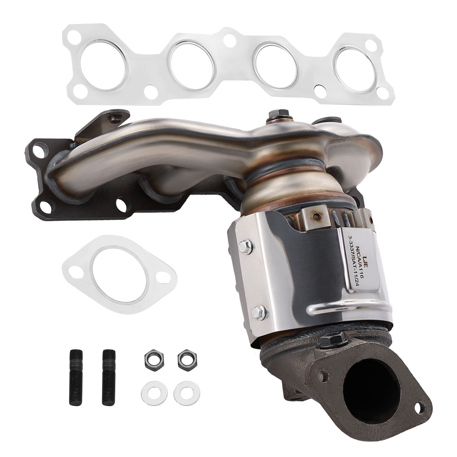 Catalytic Converter Kit for 2013-2016 Hyundai Santa Fe Sport & Kia Sorento L4 2.4L、mySite、nflplayoffbracketp