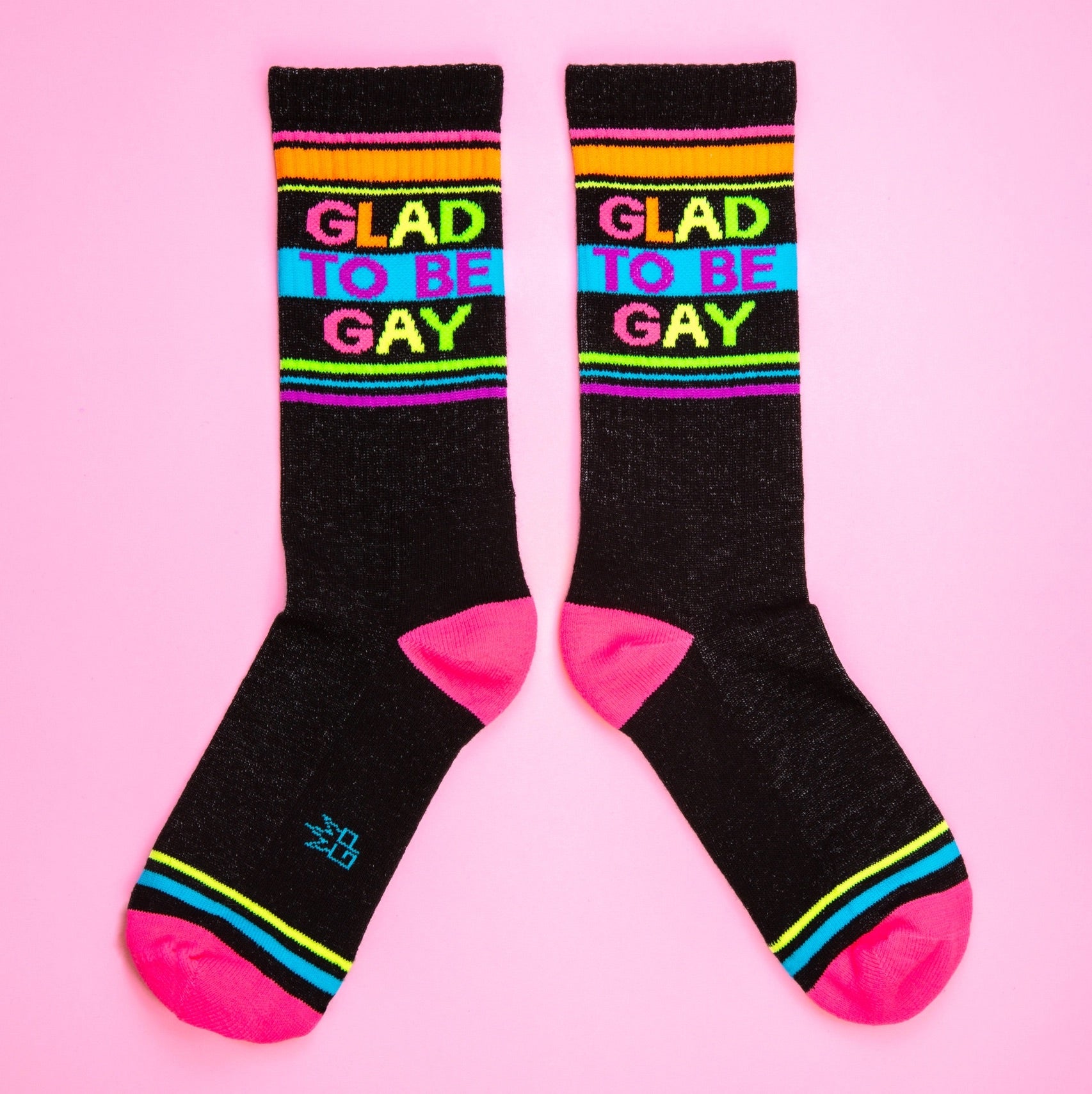 Glad To Be Gay Gym Crew Socks、mySite、g9winljtr