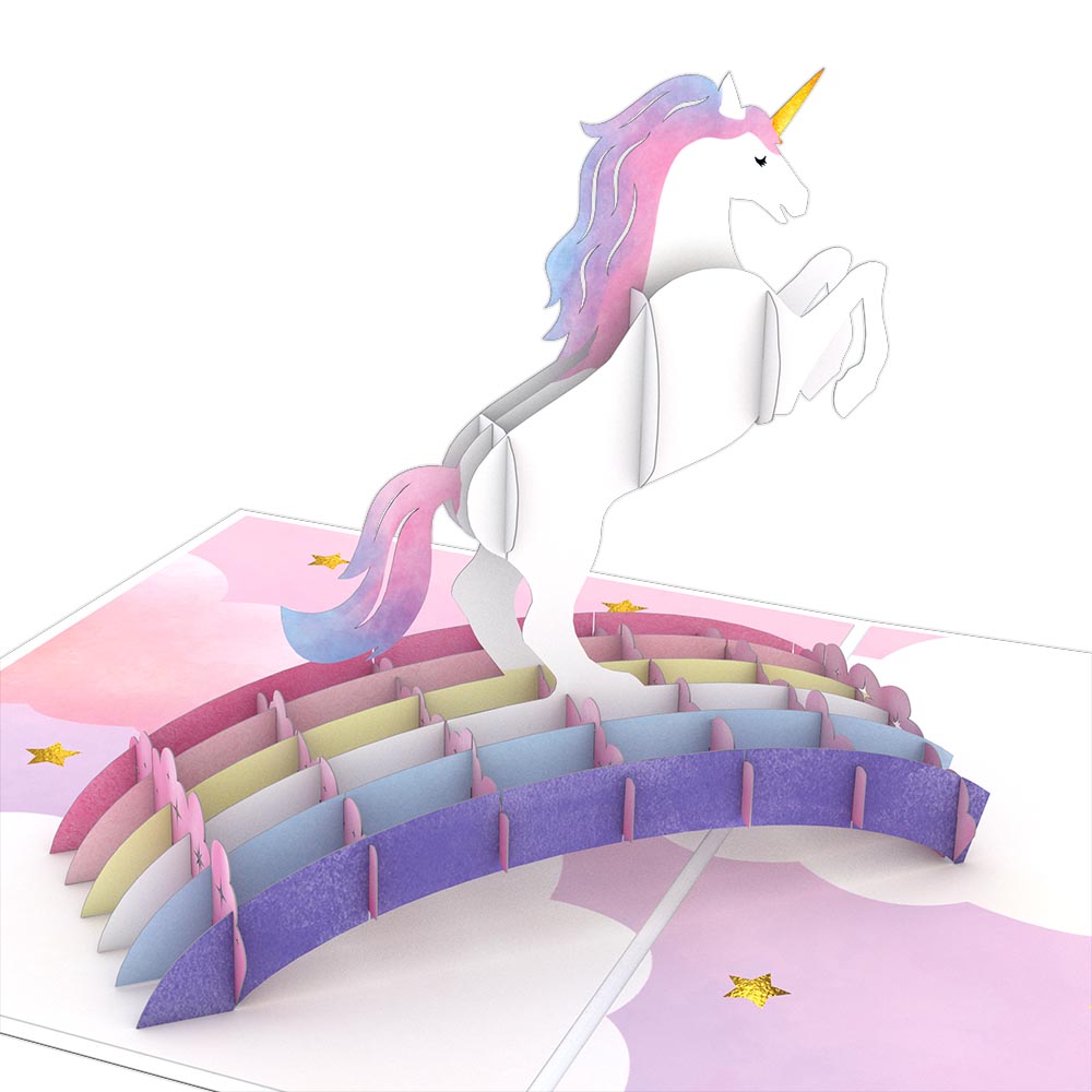 Encouragement Unicorn Pop-Up Card、mySite、solidvoid