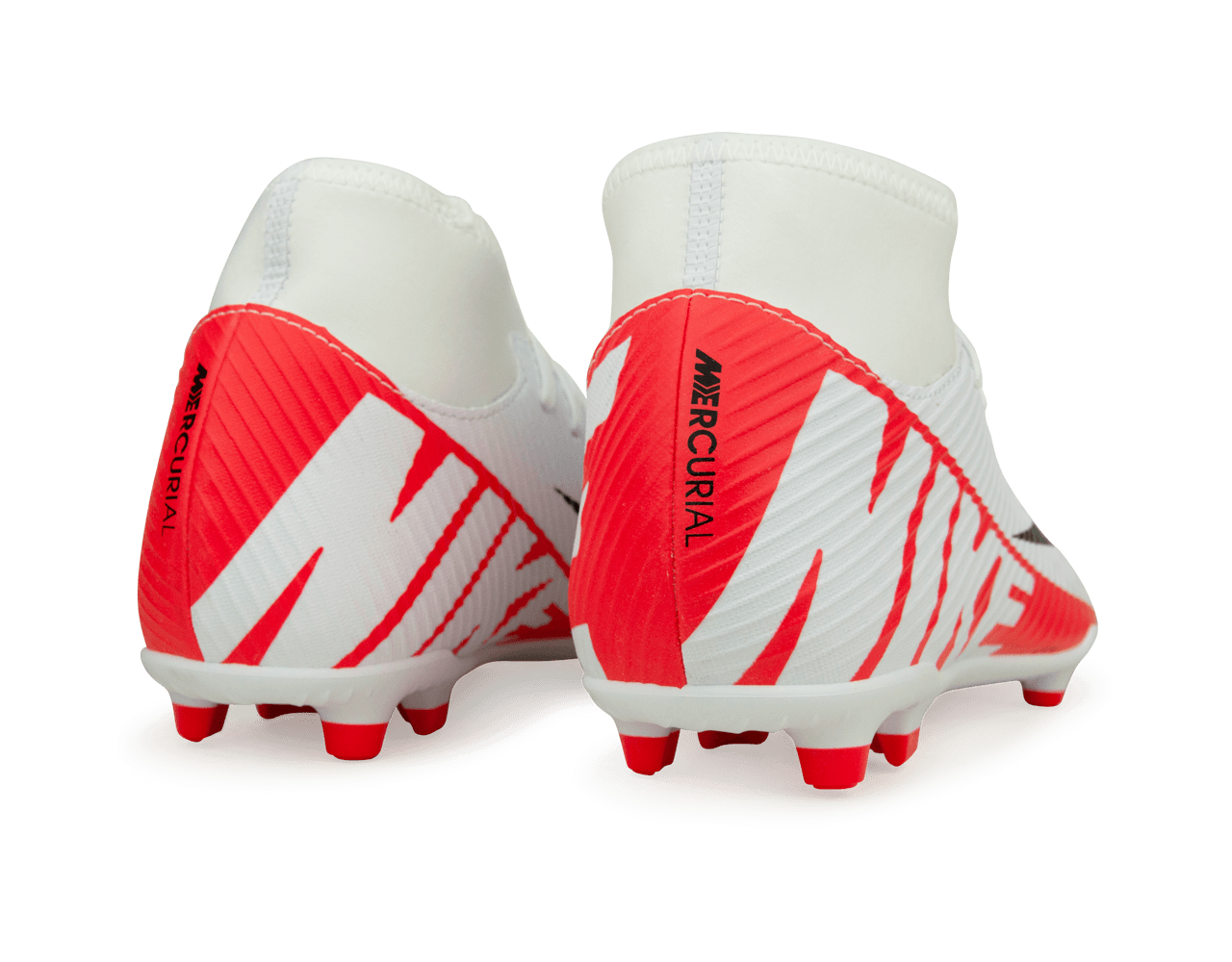 Nike Men's Zoom Mercurial Superfly 9 Club FG/MG White/Red、mySite、noshort