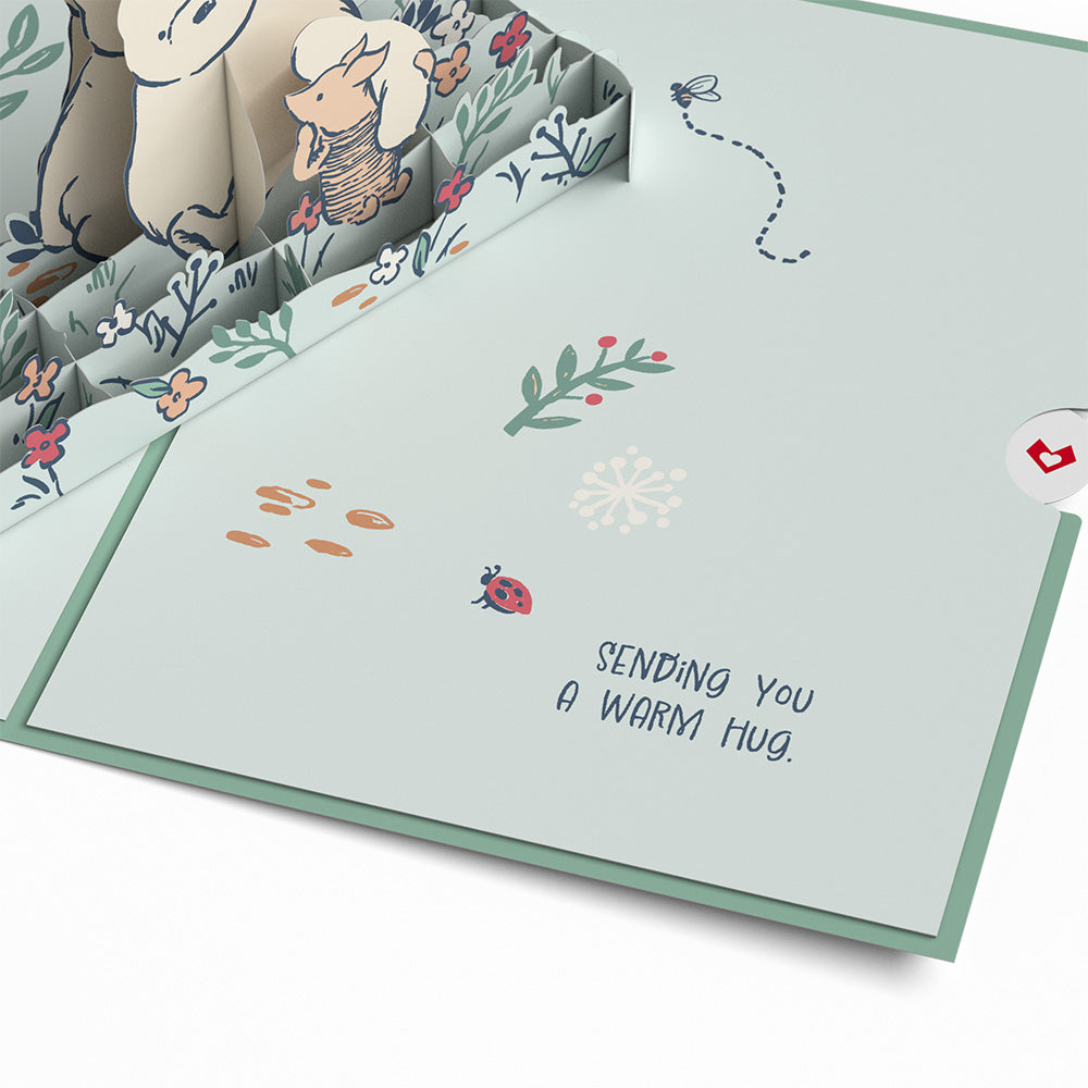Disney’s Winnie the Pooh Thinking of You Pop-Up Card、mySite、solidvoid
