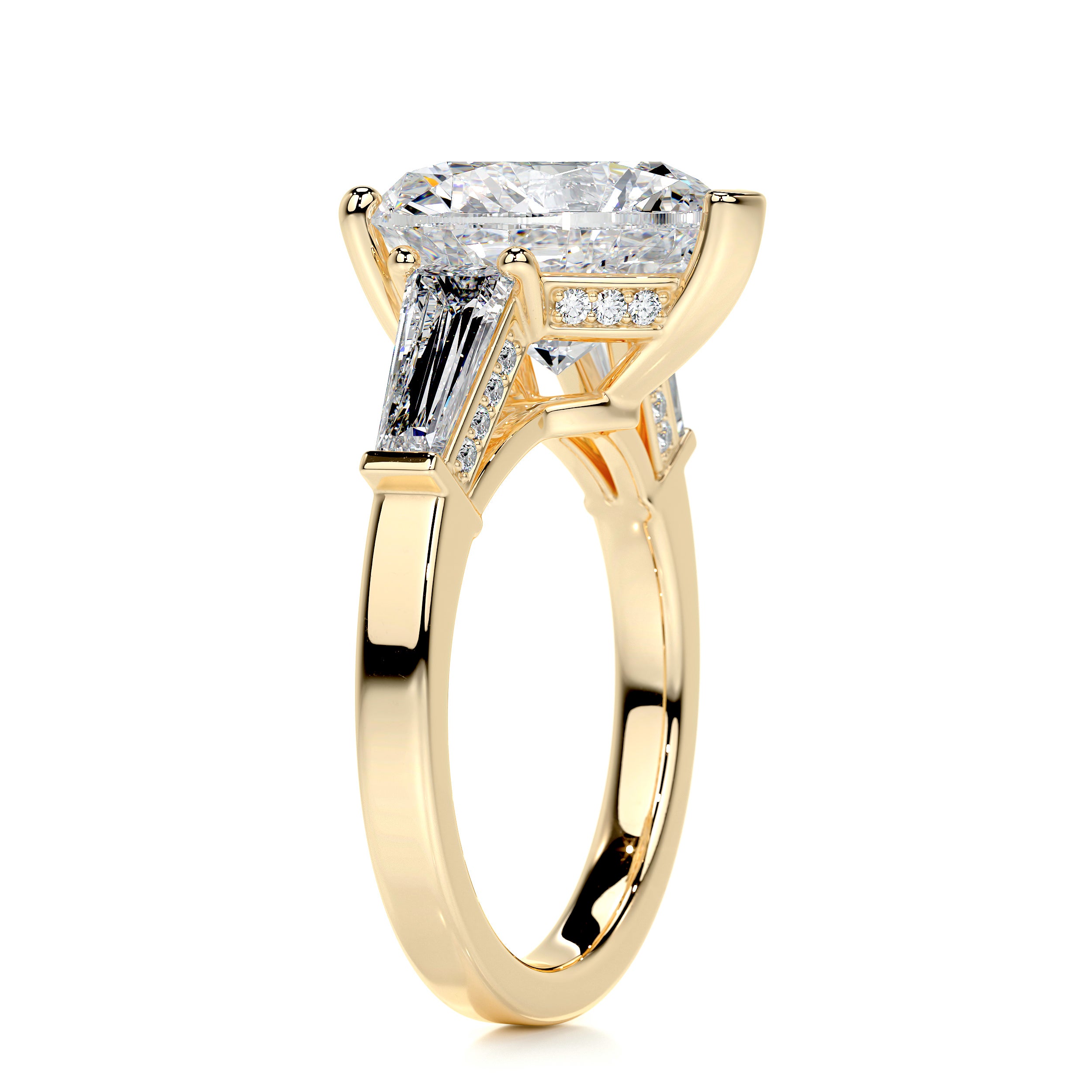 Skylar Diamond Engagement Ring -18K Yellow Gold、mySite、hinf8tx79