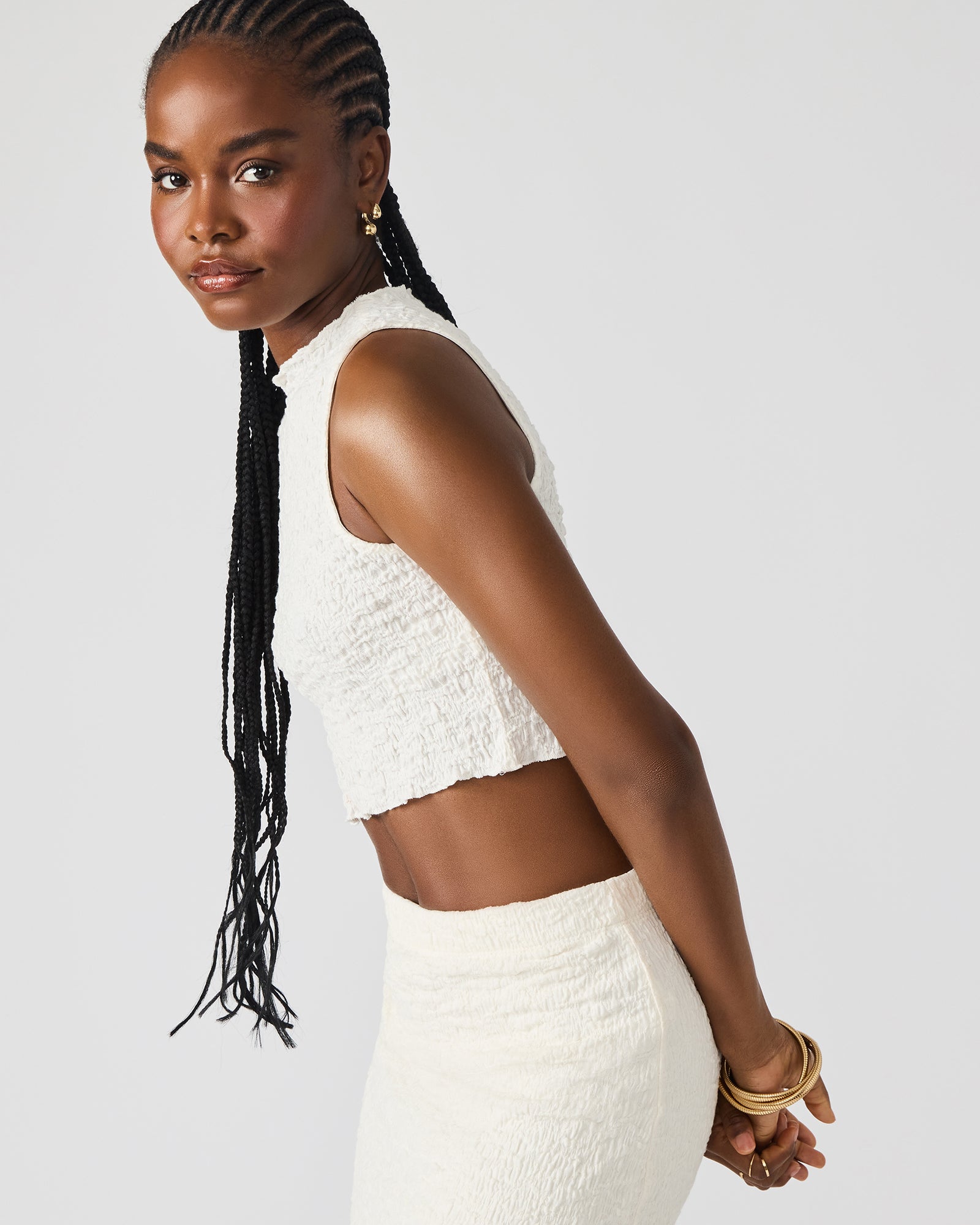 SEASIDE MAXI SKIRT SET CREAM、mySite、gtrtttuynbv