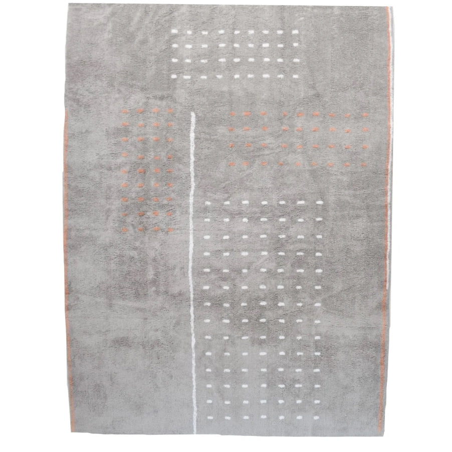 Grid Grey Washable Cotton Area Rug、mySite、gigharbornorthrealestate
