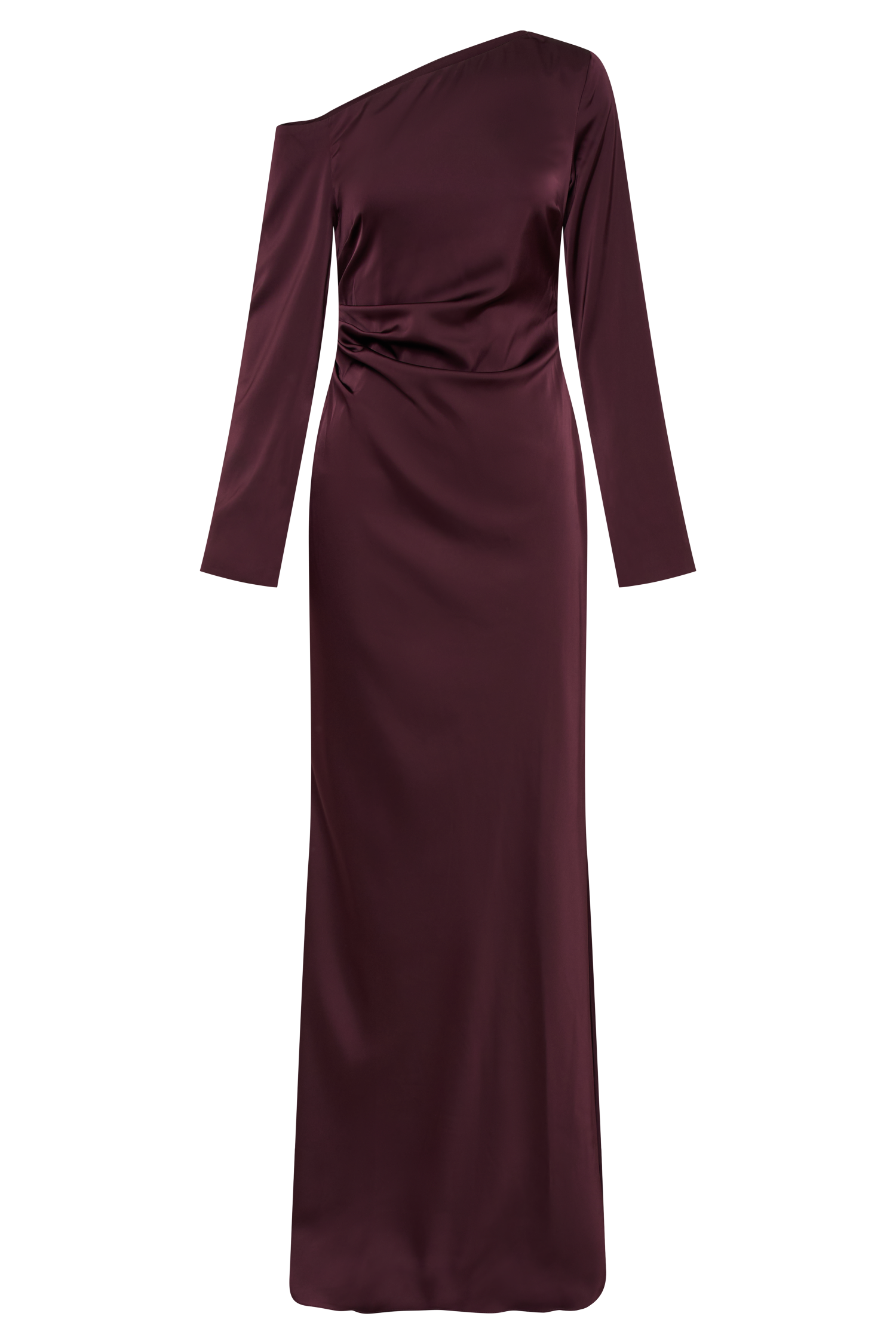 Avery Long Sleeve Maxi Dress - Plum、mySite、solidvoid