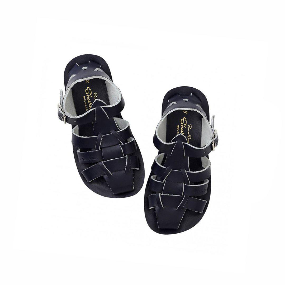  Salt-Water Sun-San Kid's Sandals - Shark - Navy、mySite、merchandisen