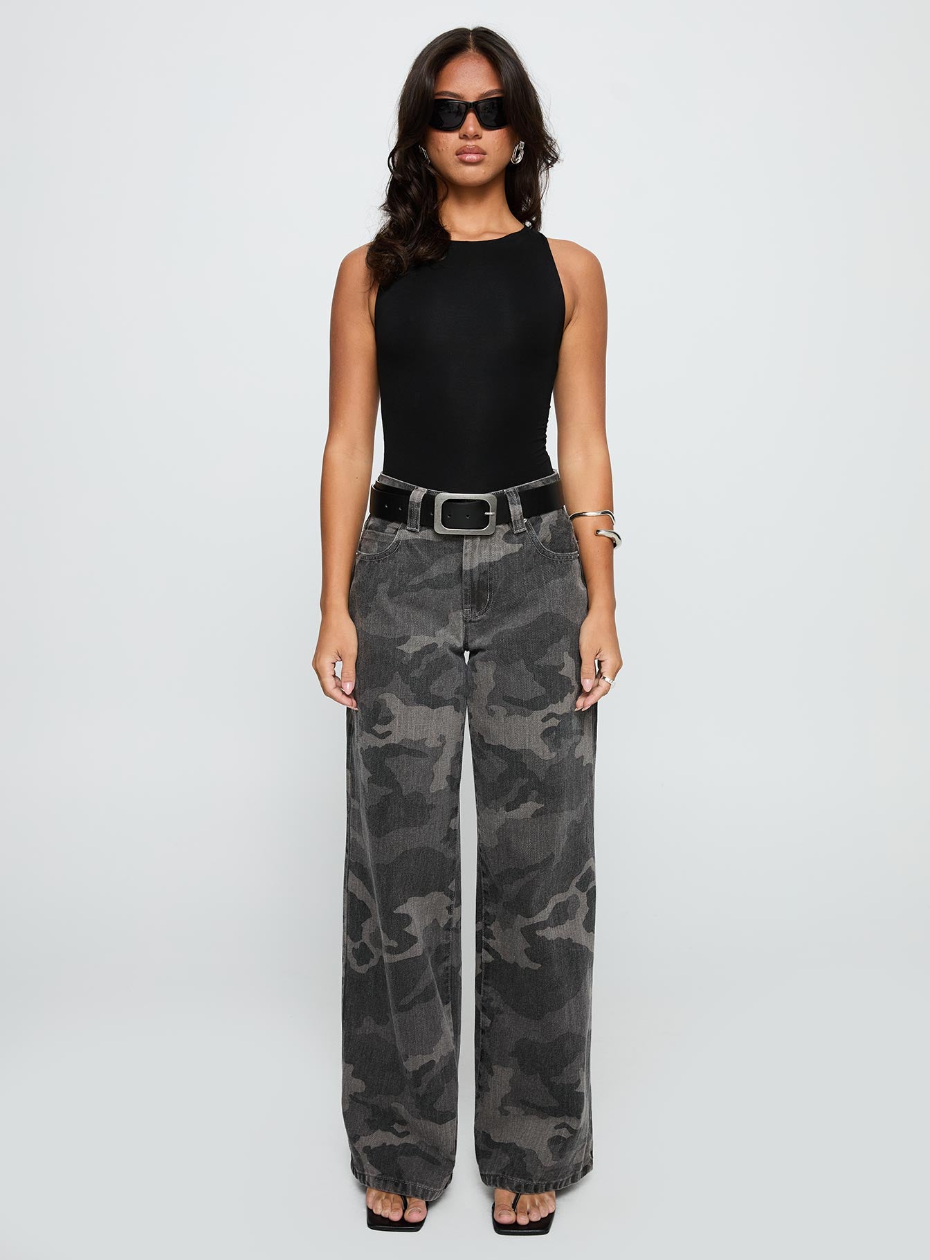 Majesty Tie Back Bodysuit Black、mySite、solidvoid