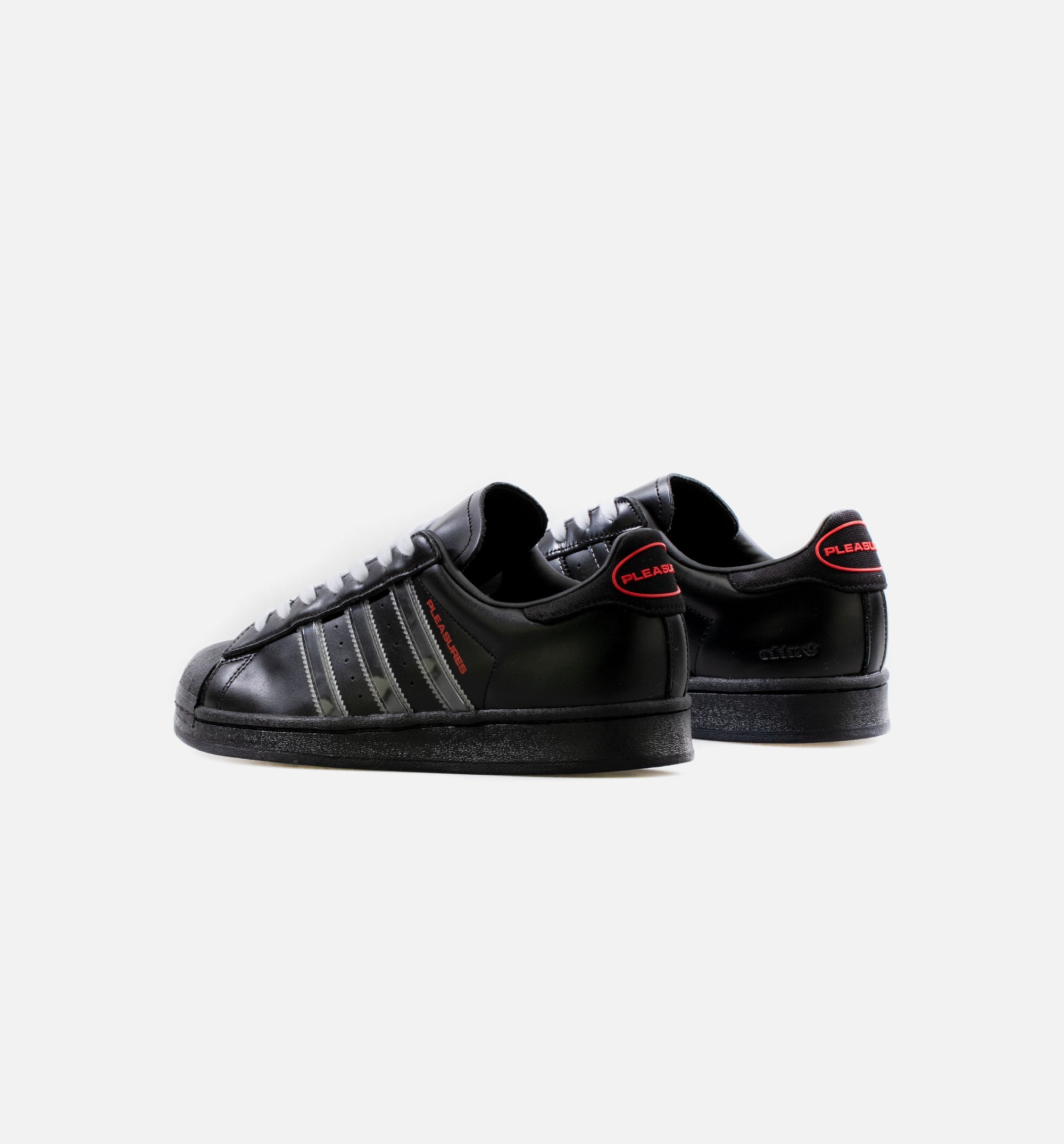 adidas Consortium X Pleasures Superstar Mens Lifestyle Shoe - Black/White、mySite、dreamappss