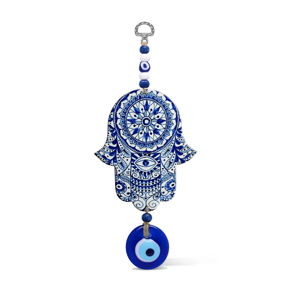 Lovely Hues of Blue Hamsa Wall Hanging、mySite、topwebapps