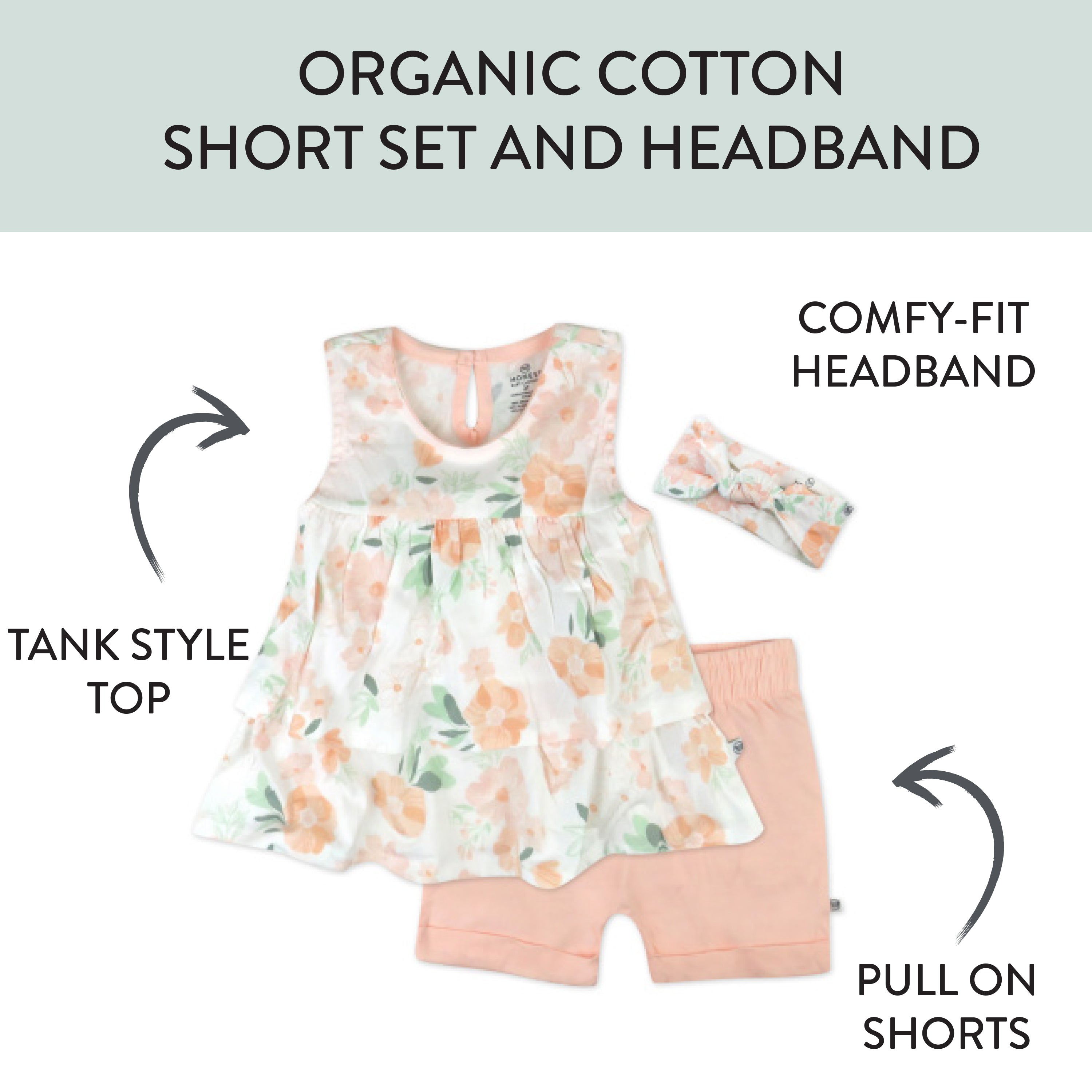  Toddler 3-Piece Ruffle Top, Short and Headband Set、mySite、layawaytickets